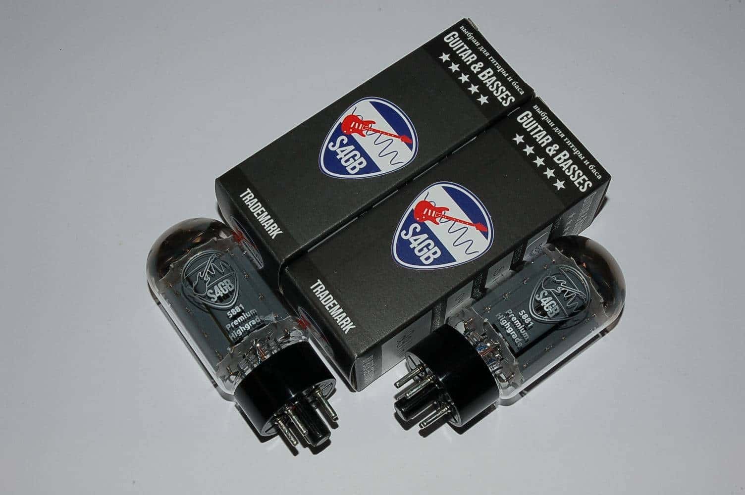 5881 Pair Premium S4GB tubes Röhren BTB matched Paar