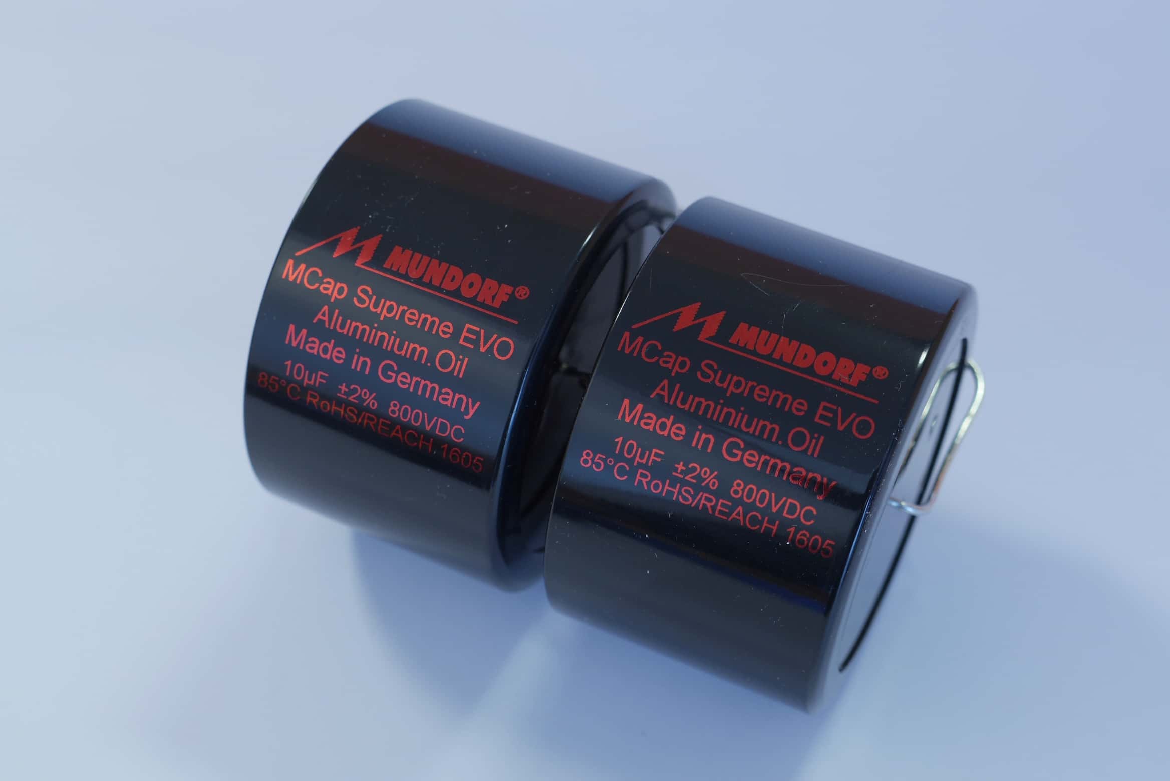 10uF Mundorf MCAP DC 800V 2% Supreme EVO ALU Öl Cap 66x41mm