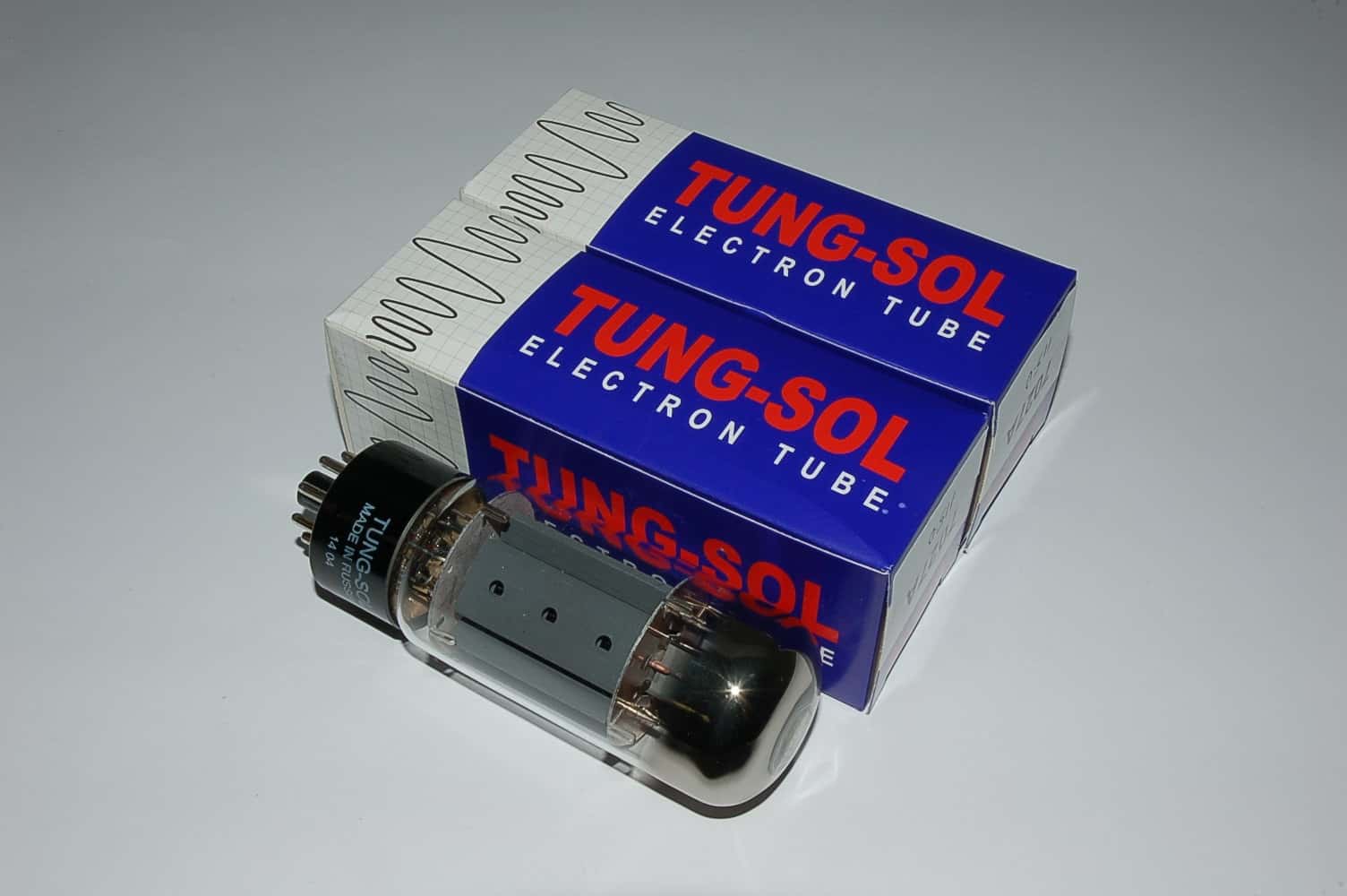 7027A Tung-Sol (Ru) Powertubes Röhren BTB matched Pair