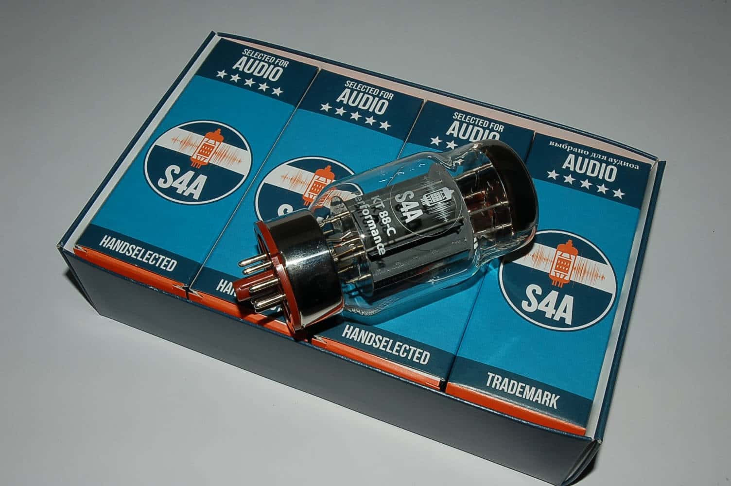 KT88 C Performance S4A Quad Röhren BTB matched Quartett