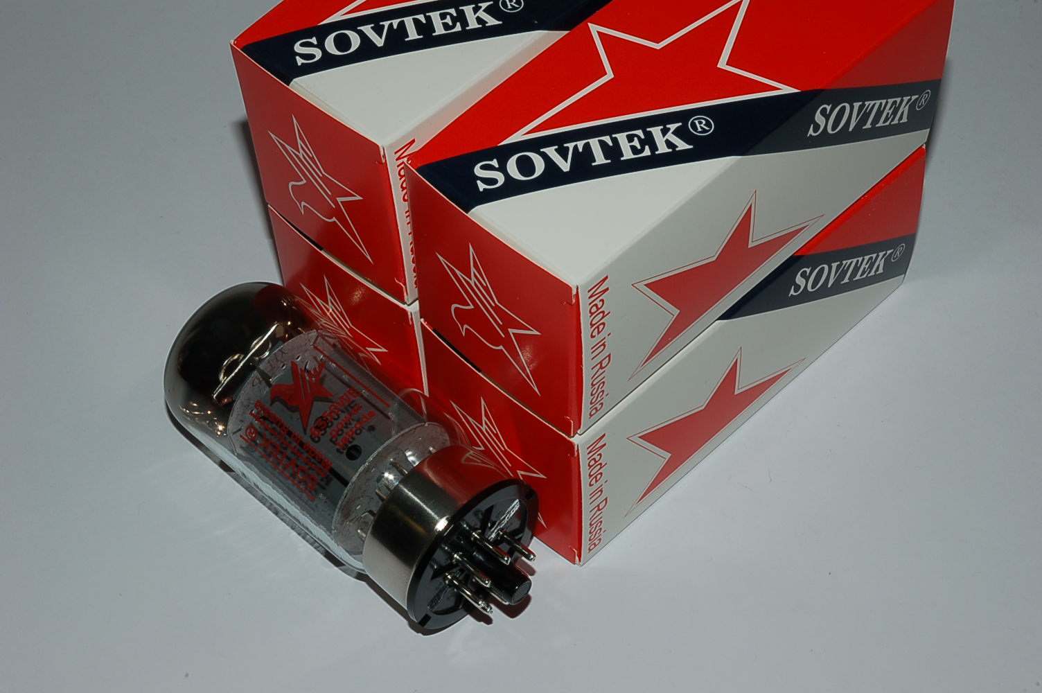 6550WE Sovtek Quad tubes Röhren BTB matched Quartett