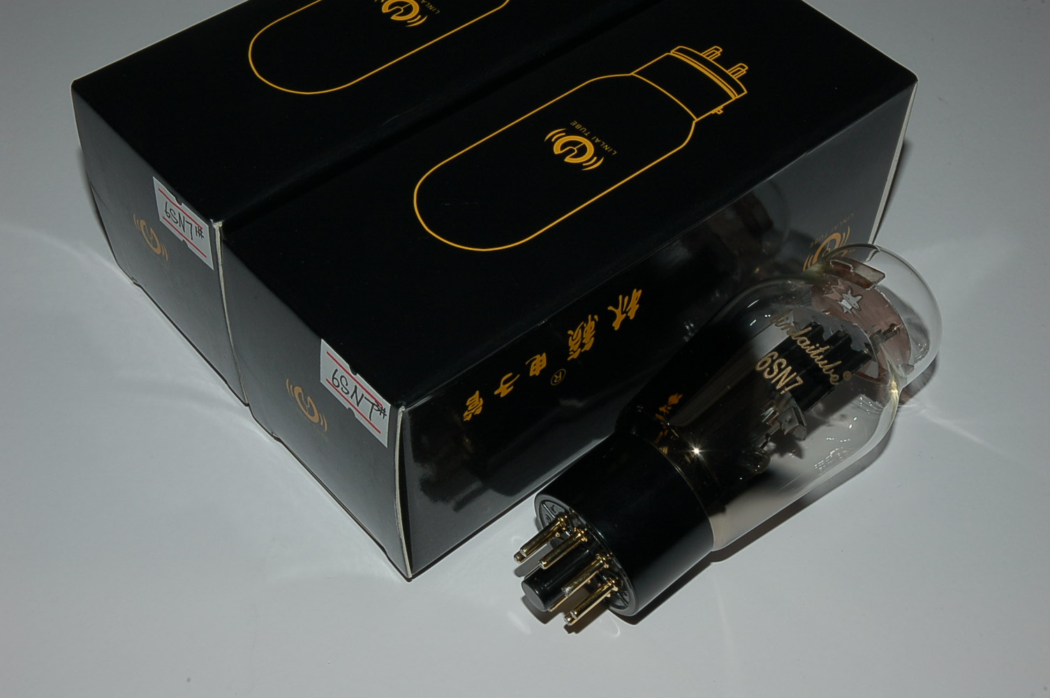 6SN7 Linlai HiFi Röhren factory matched tube Pair