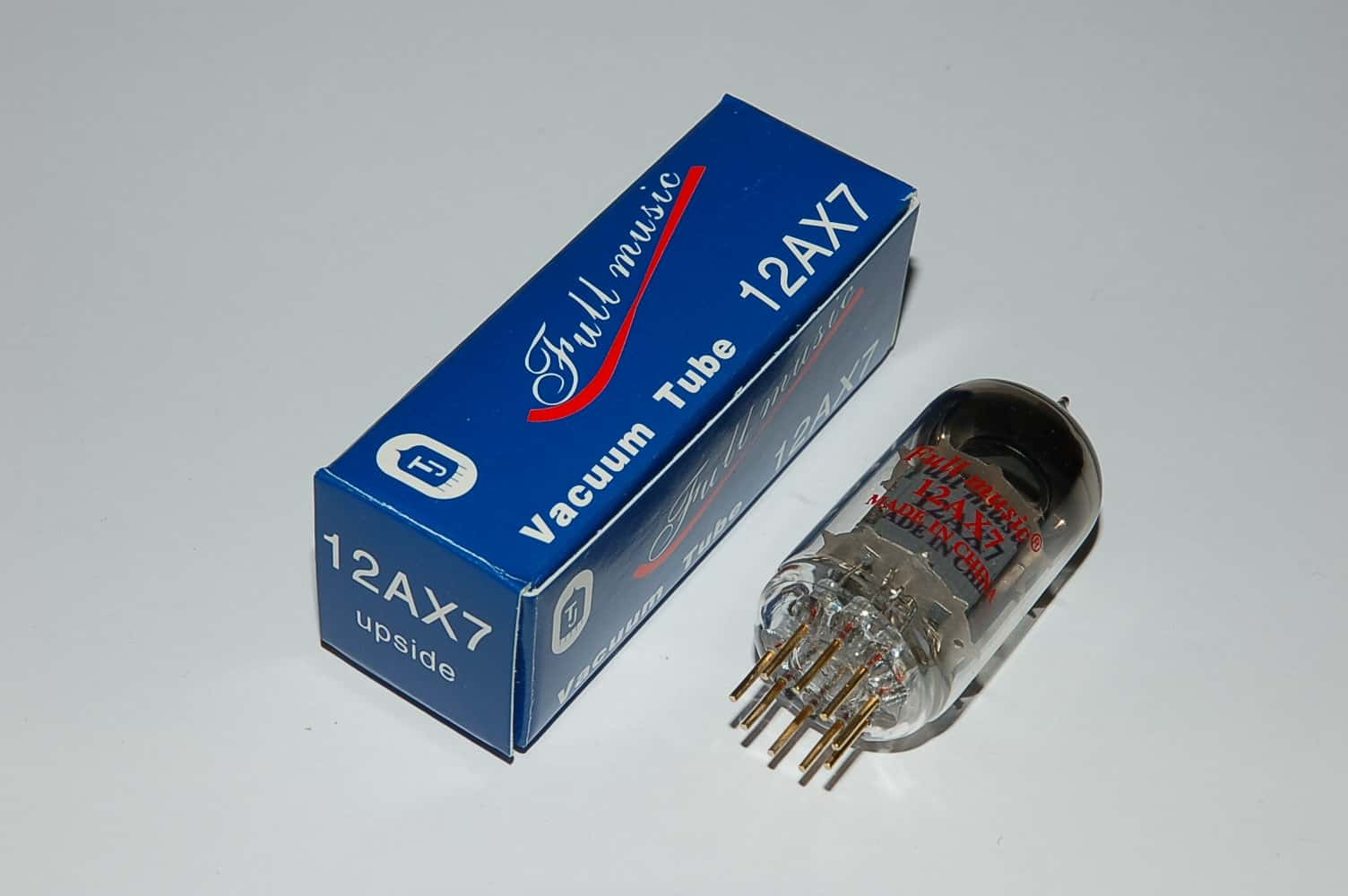 12AX7FullMusic (=ECC83FM) tube High End Audio Röhre, Gold Pin