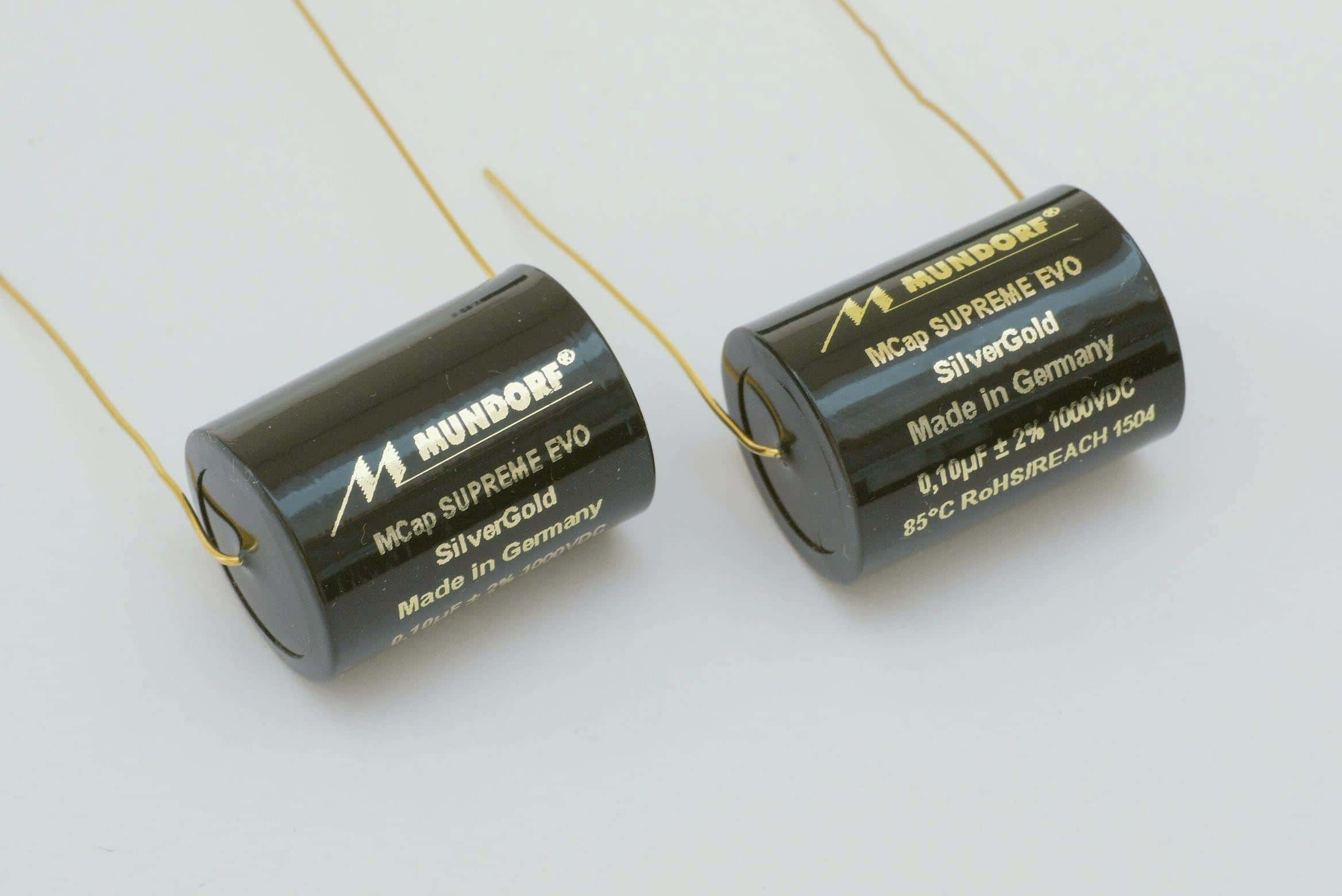 0,1uF Mundorf SESG 1000V 2% Supreme EVO Silber Gold 17x23