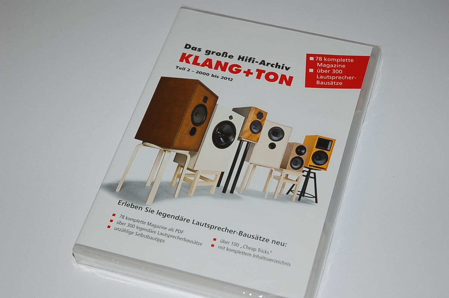 DVD Klang+Ton K+T Archiv 2 Hefte von 2000 bis 2012