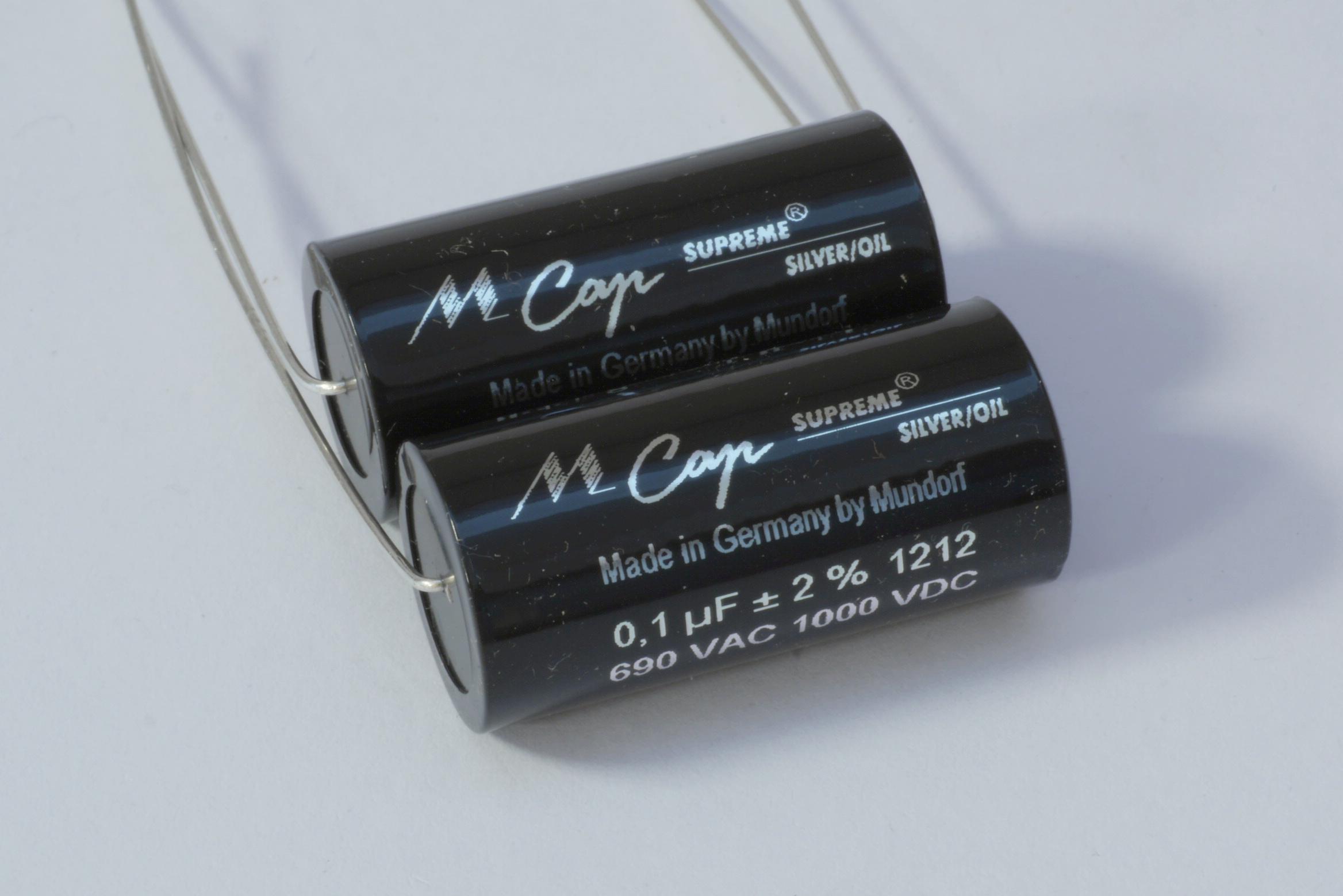 Filmcap 0,1uF/1000V  17x36mm Mundorf MCAP Supreme SilverOil