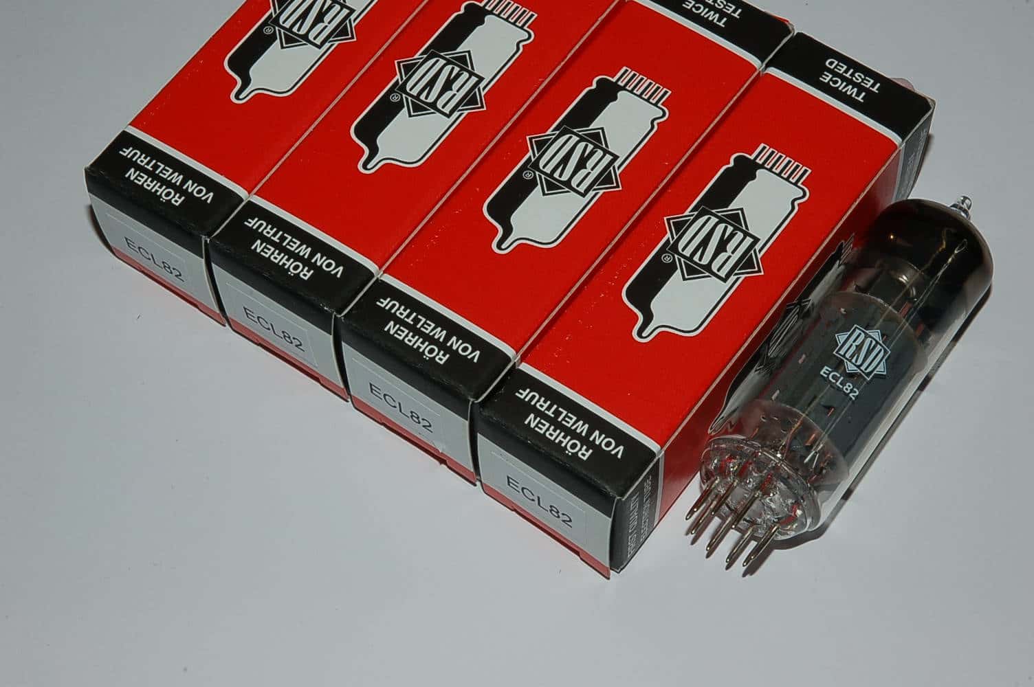 ECL82 RSD Quad Audio tubes BTB matched Quartett