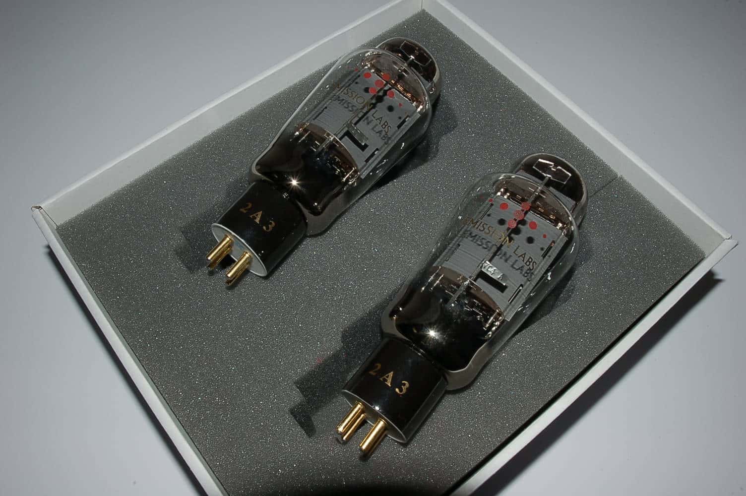 2A3 EML EmissionLabs Trioden factory matched tube pair S/N: