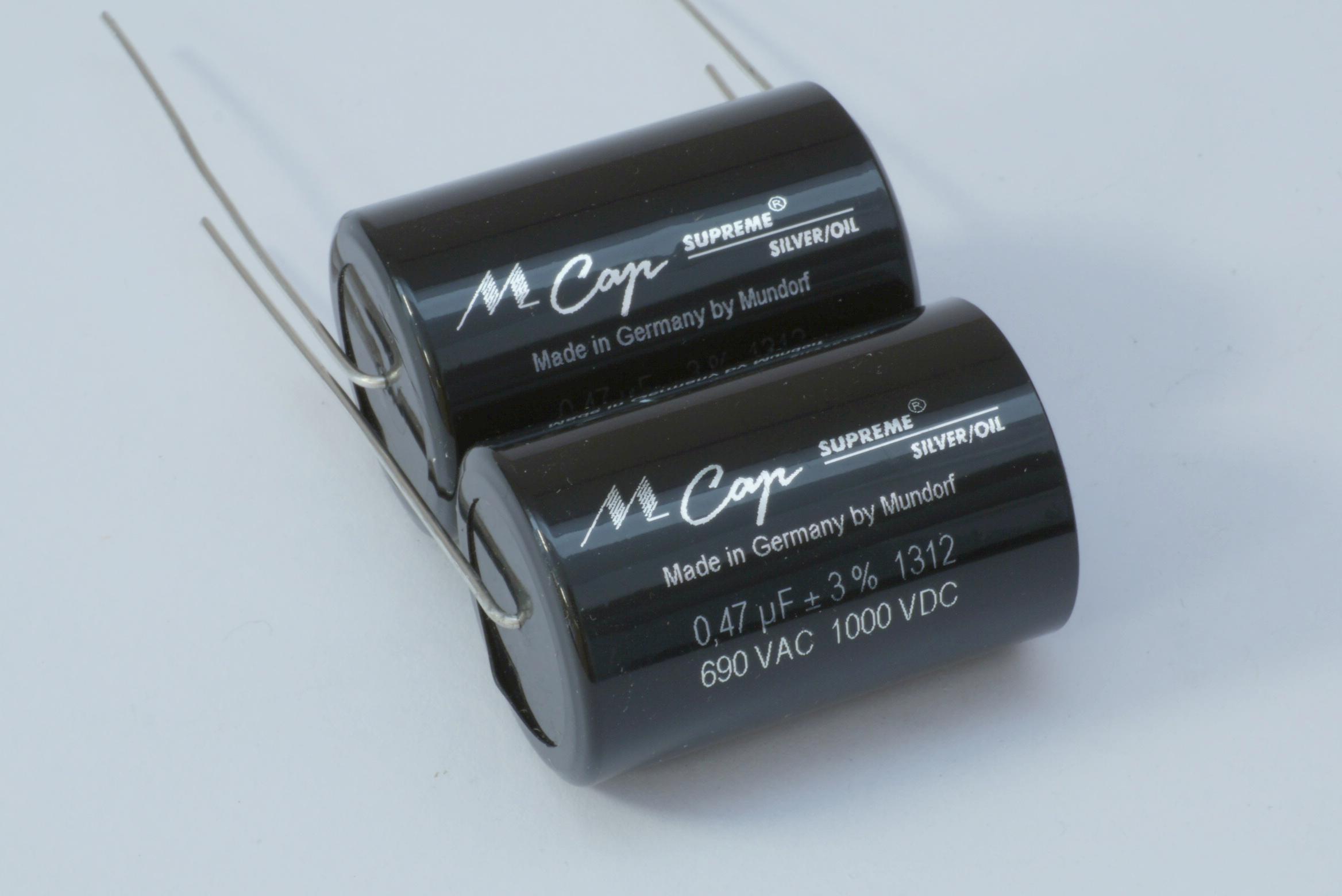 Filmcap 0,47uF/1000V  26x41mm Mundorf MCAP Supreme SilverOil