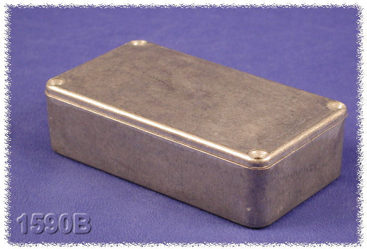 Hammond Gehäuse 1590R Aluminium case natur