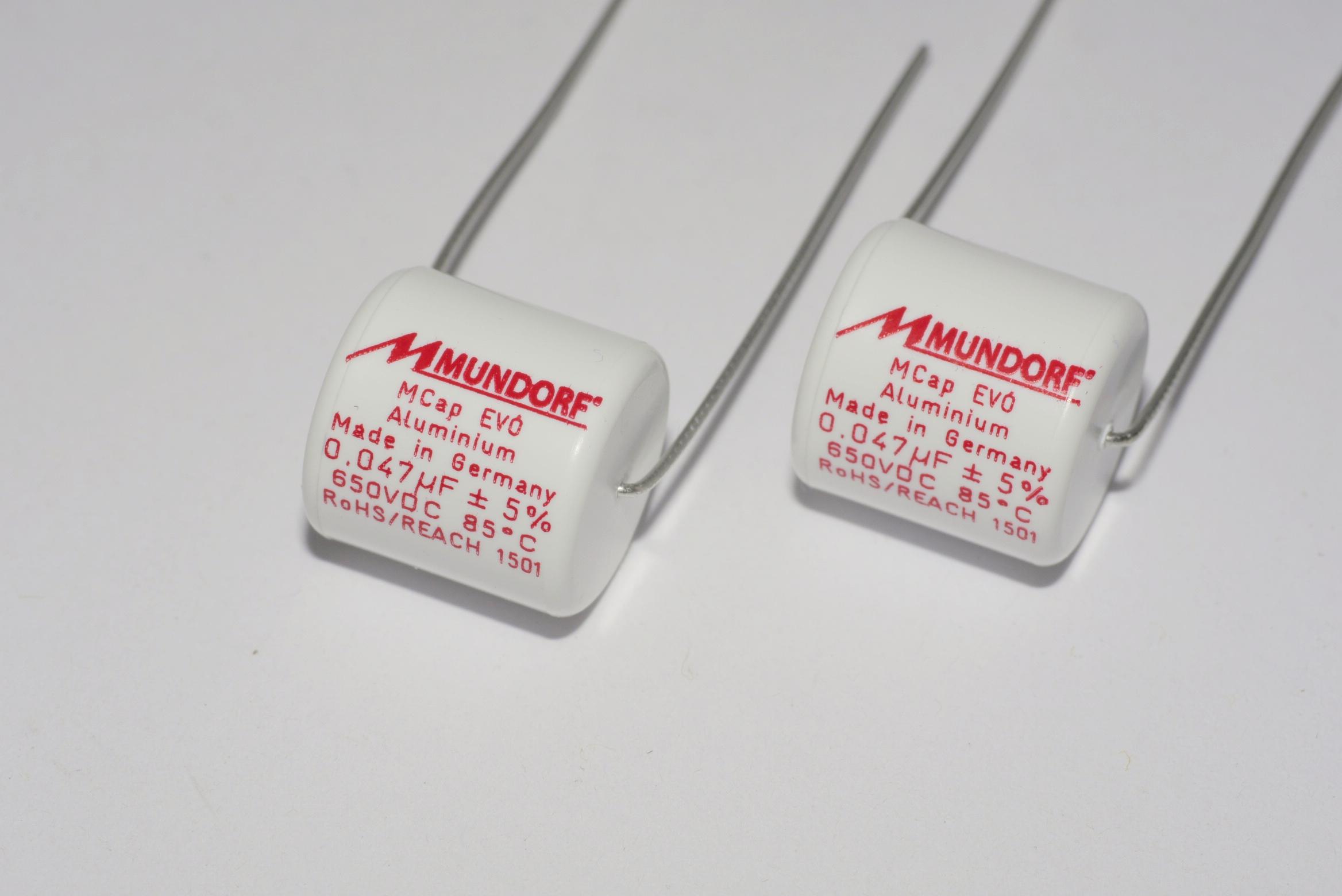 Filmcap 0,047uF/650V 12x12mm 47nF Mundorf MCAP EVO AL