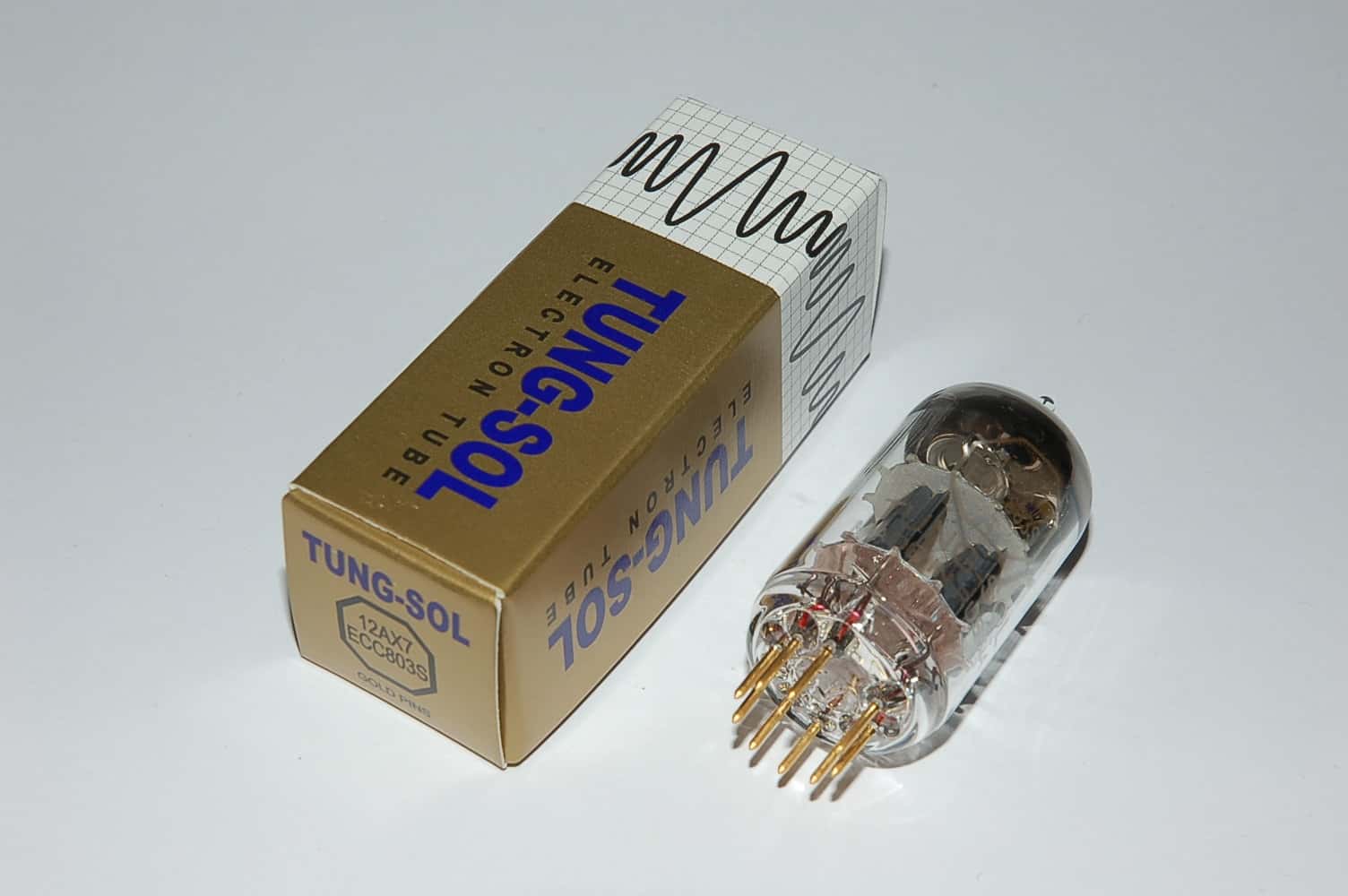12AX7G ECC803S TungSol Goldpin NF Doppel Triode Röhre