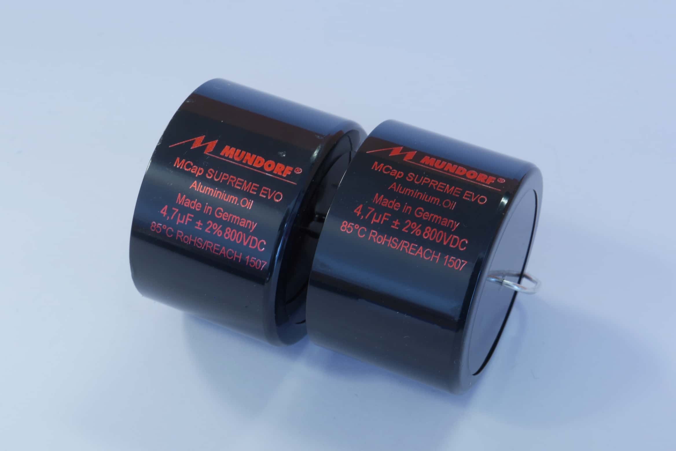 4,7uF Mundorf MCAP 800V 2% Supreme EVO ALU Öl Cap 51x33mm