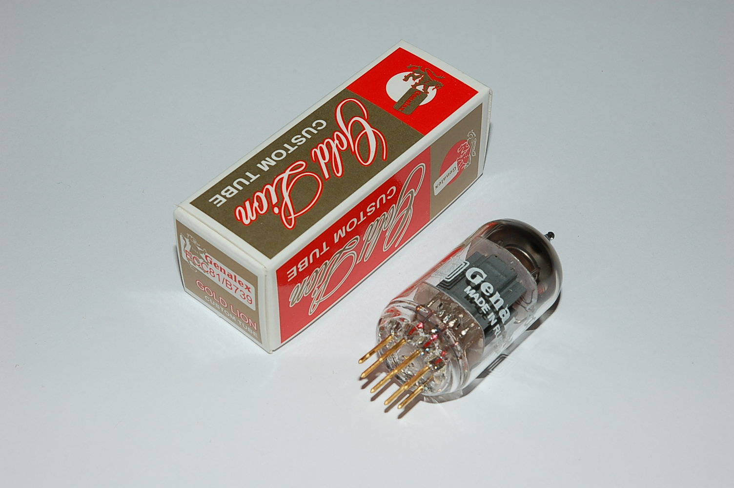 ECC81 Genalex 12AT7 GoldLion V1+low mic+lownoise Röhren Set