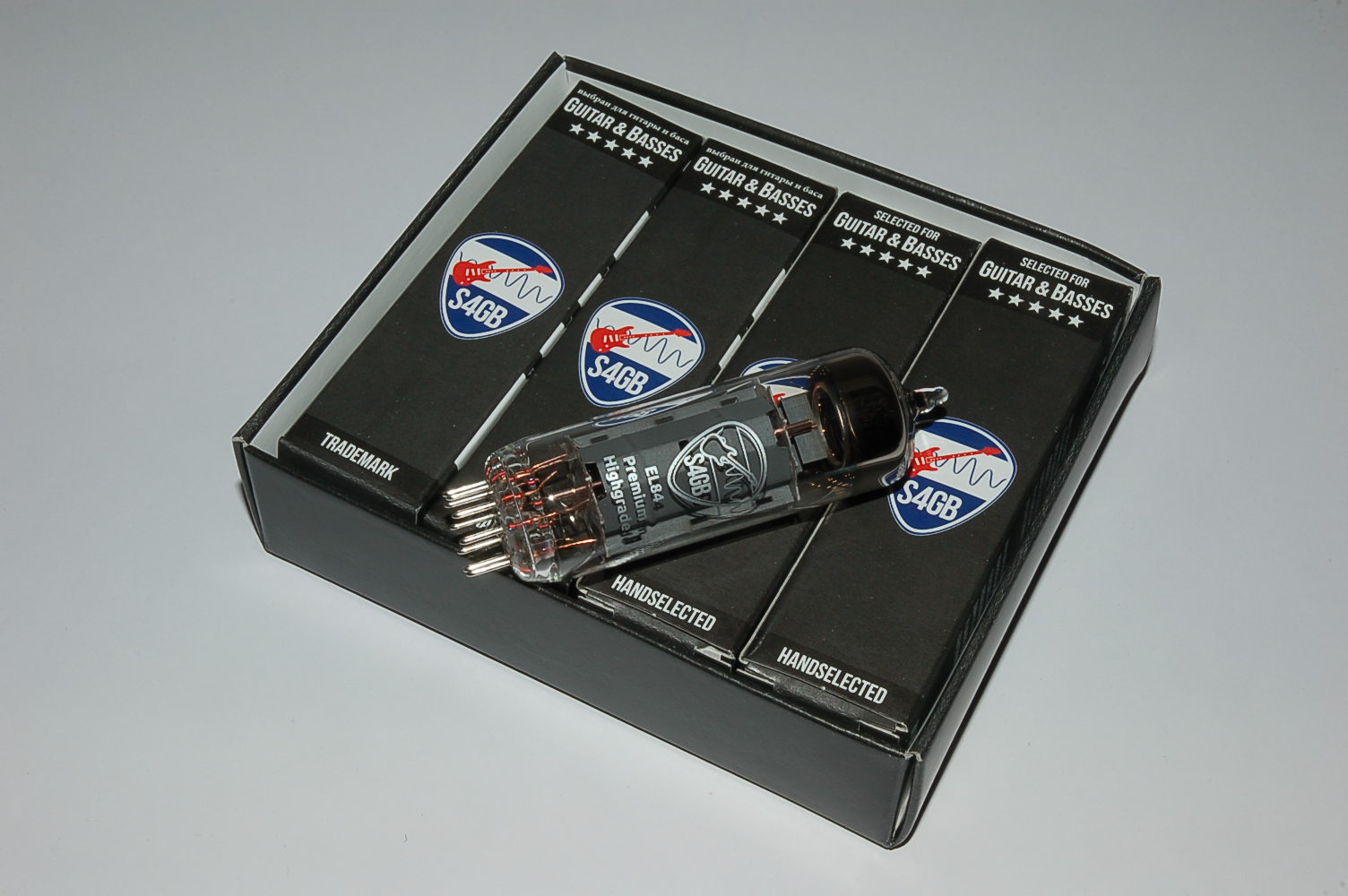EL84 Premium Quad S4GB tubes Röhren BTB matched Quartett