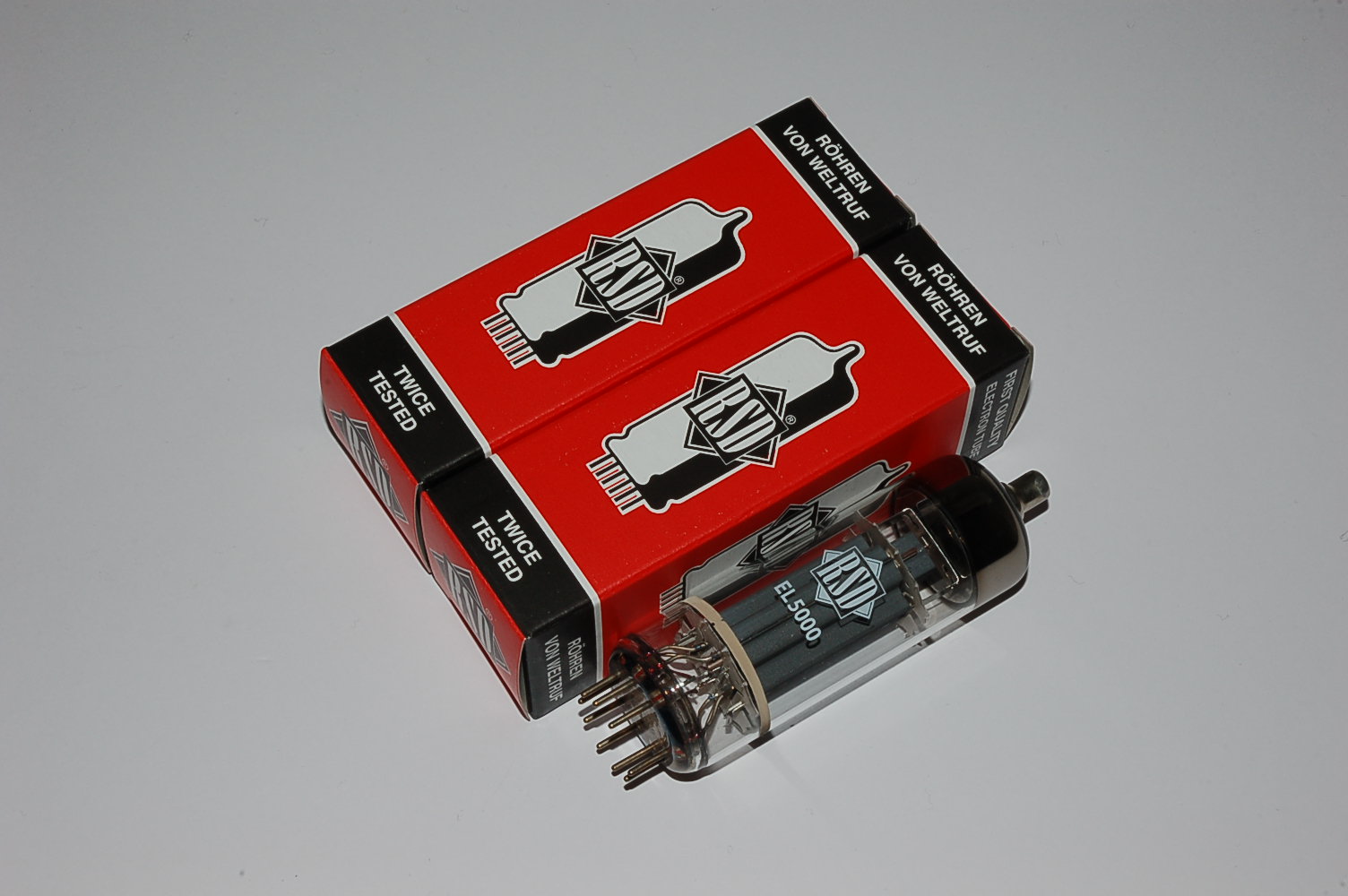 EL5000 Pair RSD Spezial tubes Röhren BTB matched Paar