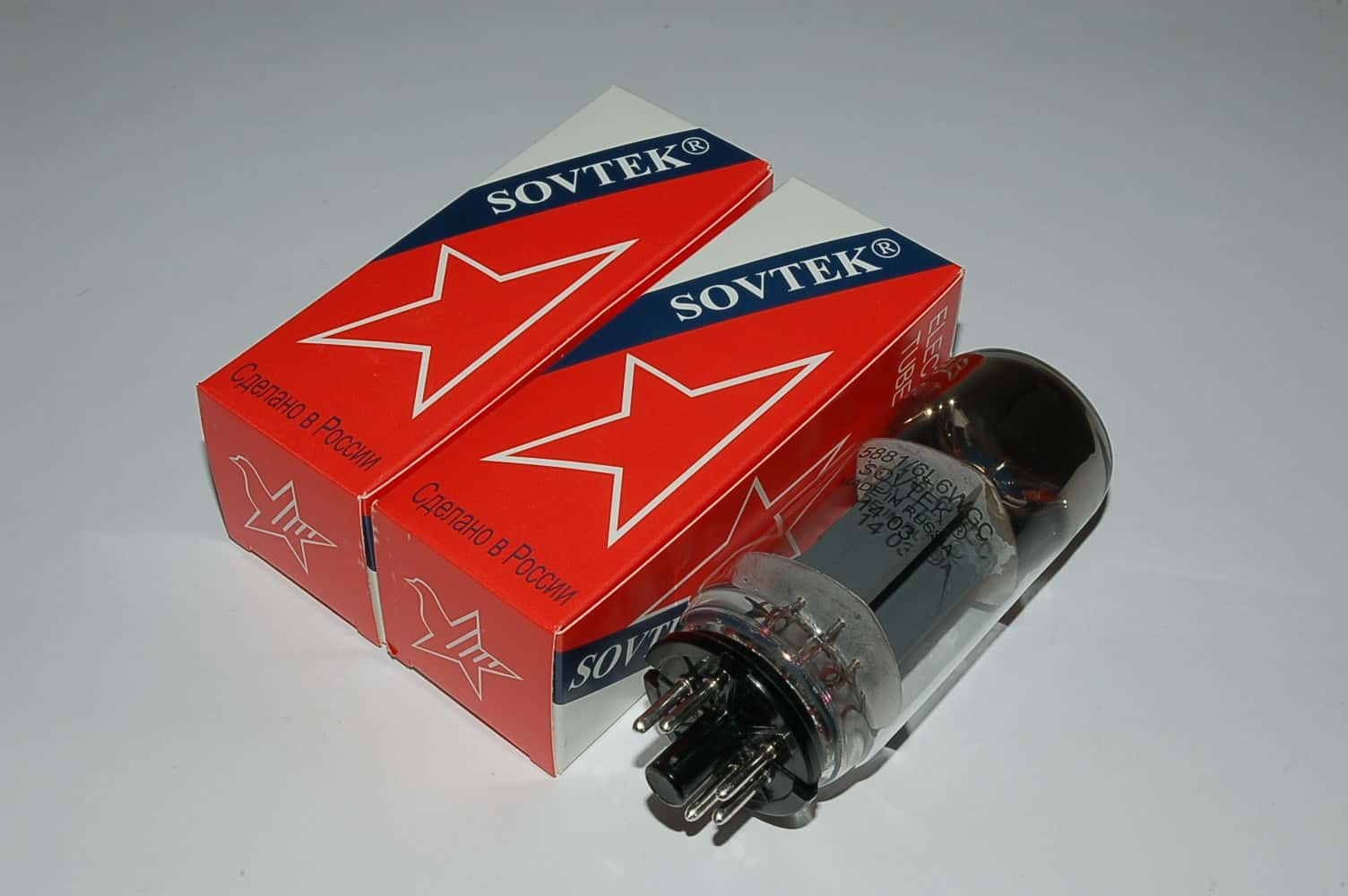 5881 Sovtek =6L6WGC shortbase Röhren BTB matched Pair