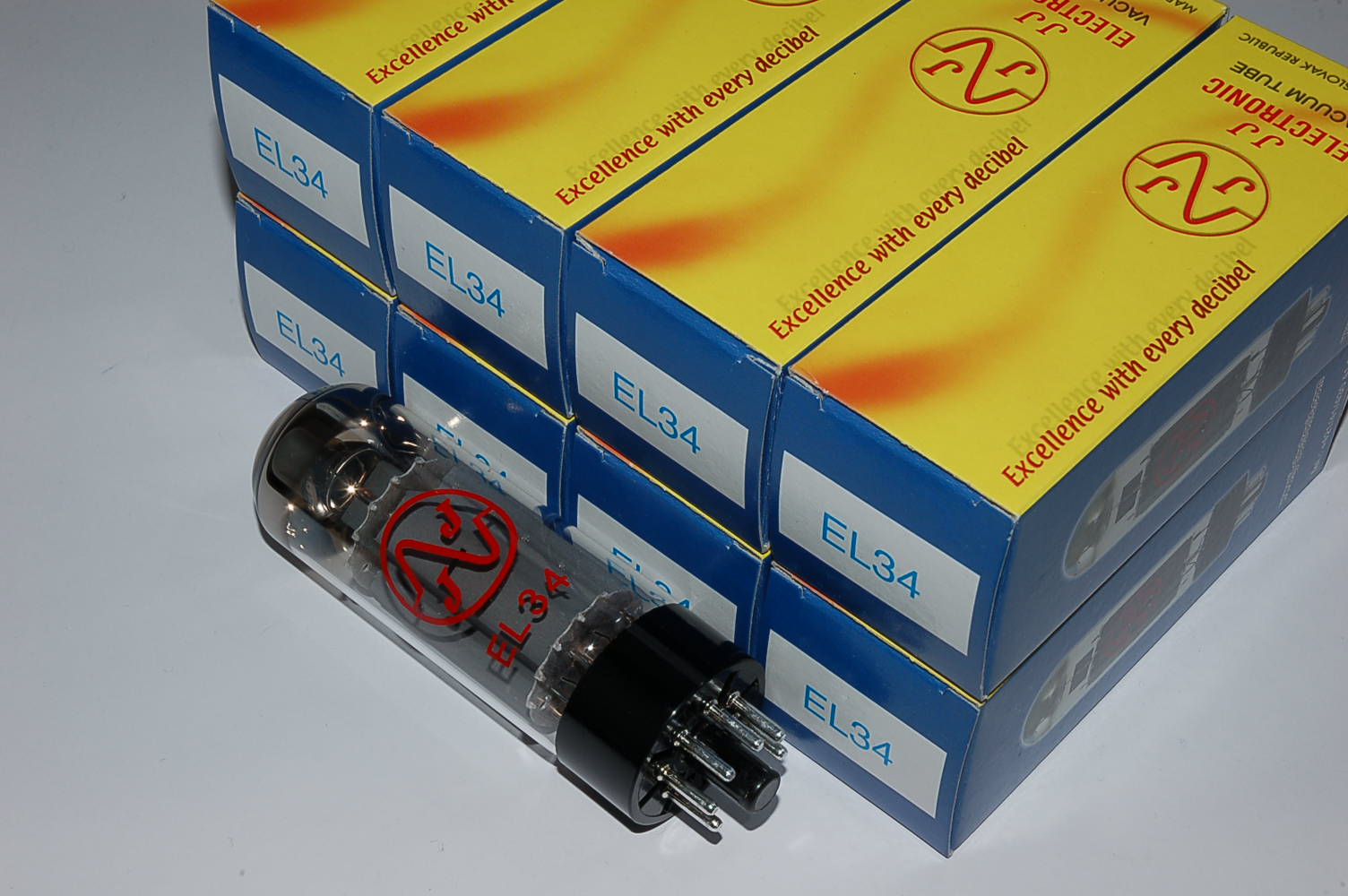 EL34JJ Sextett matched tubes - BTB Elektronik