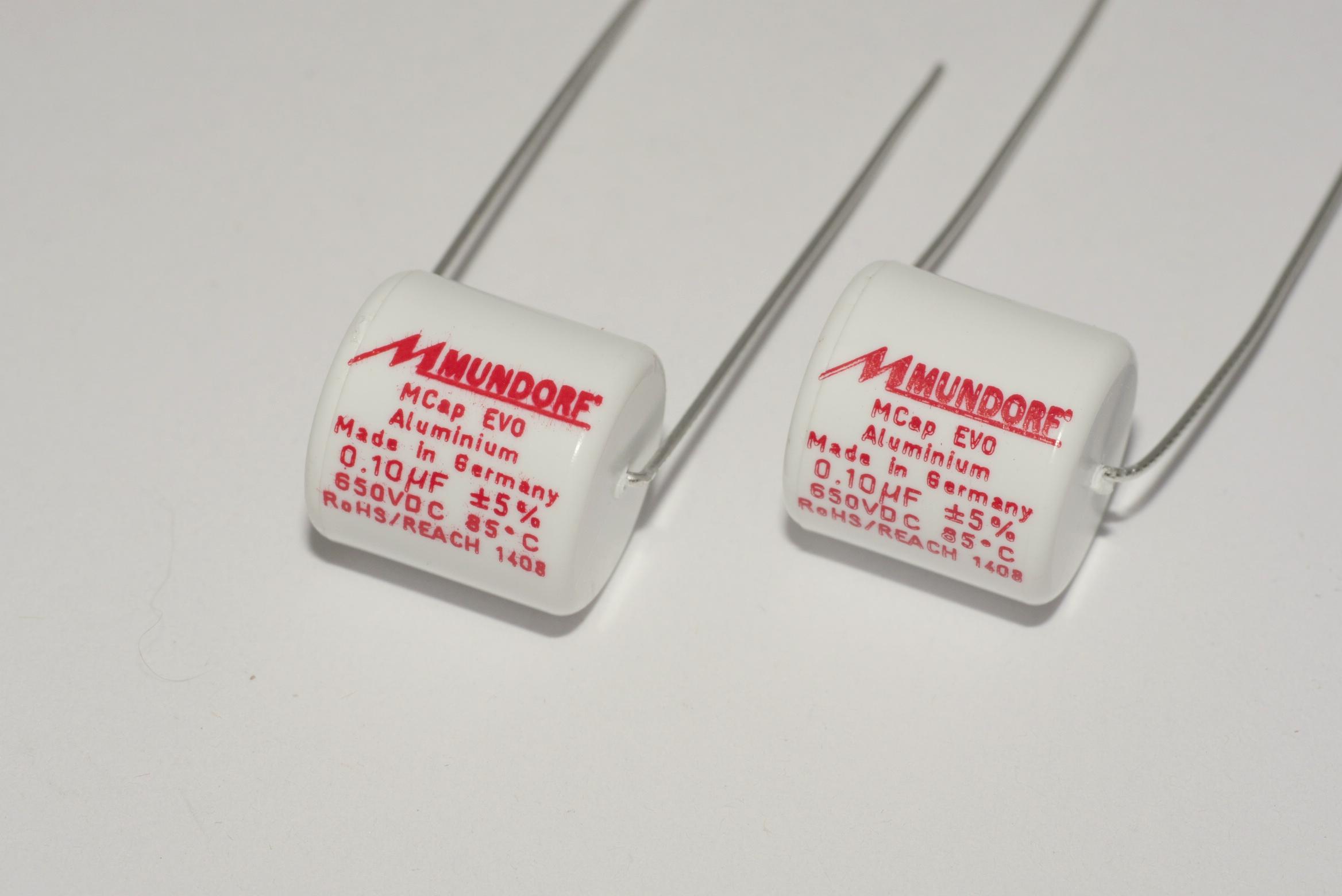Filmcap 0,1uF/650V 12x12mm 100nF Mundorf MCAP EVO AL
