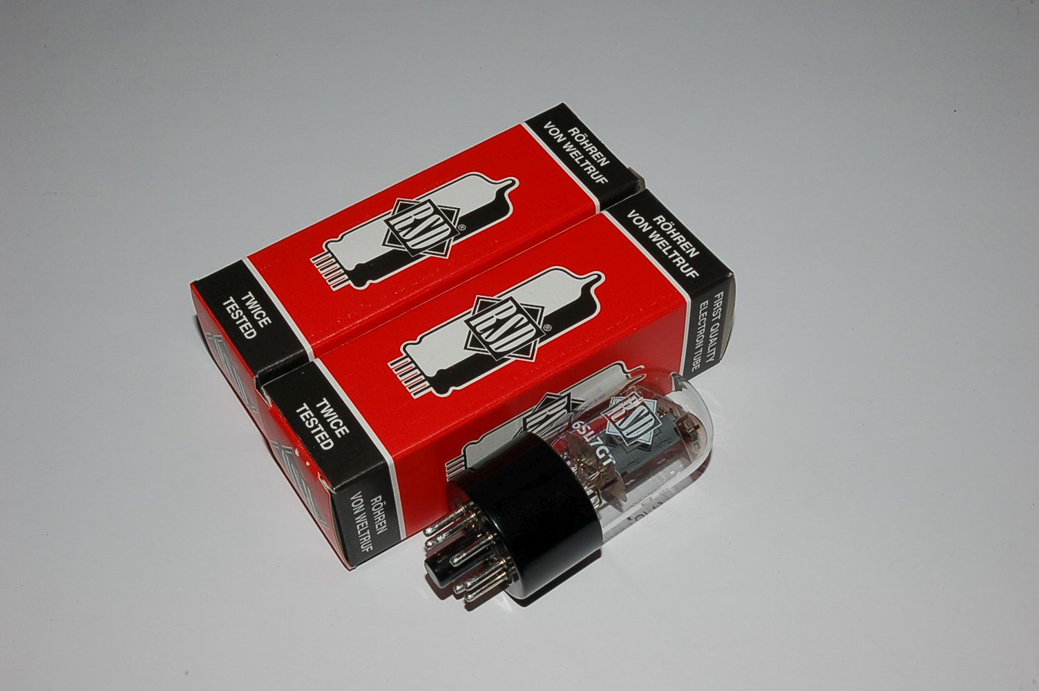 6SL7GT RSD (=5692) tube V1+low mic+lownoise Röhren Set