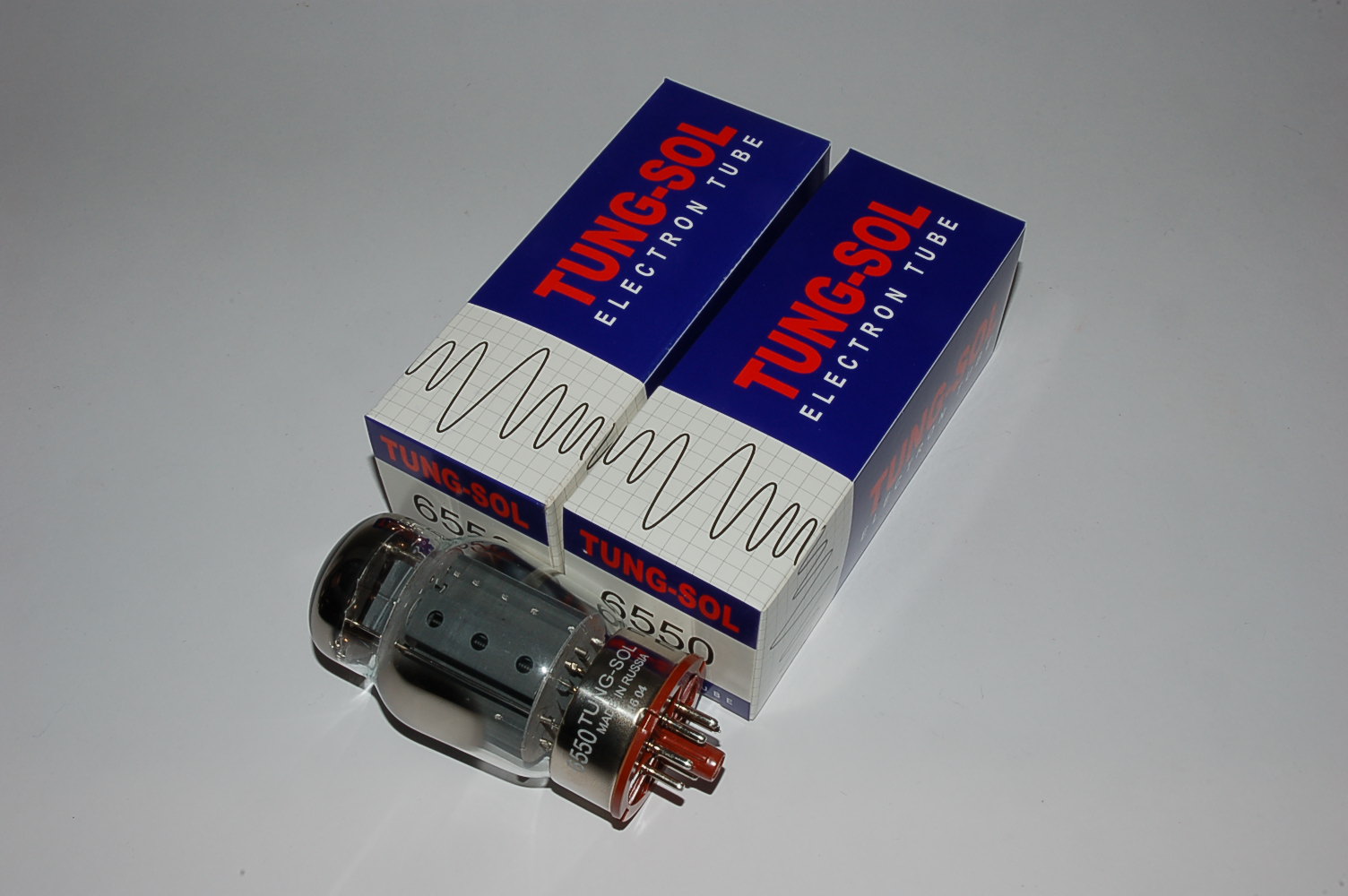 6550 Tung-Sol (RU) Power Tubes Röhren BTB matched Pair