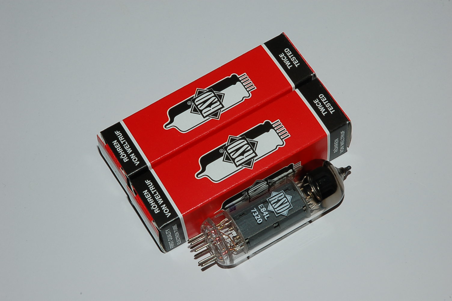 E84L RSD NOS Audio tube Röhre Röhren BTB matched Pair