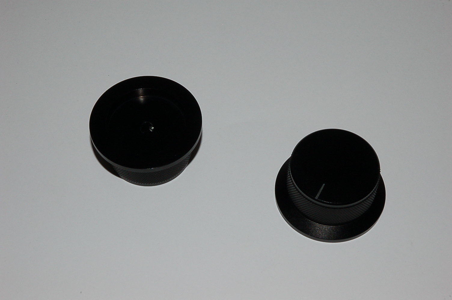 Knopf Type-A schwarz 50mm