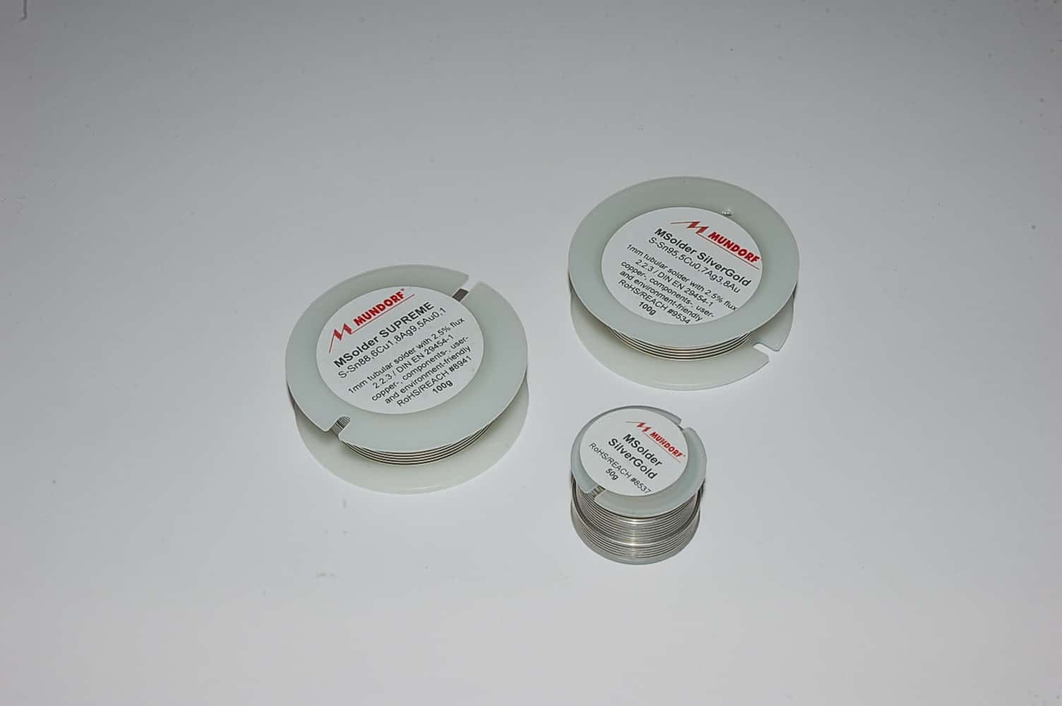 Lötzinn/Solder/Lot 100g Di:1mm Mundorf MSolder SilverGold