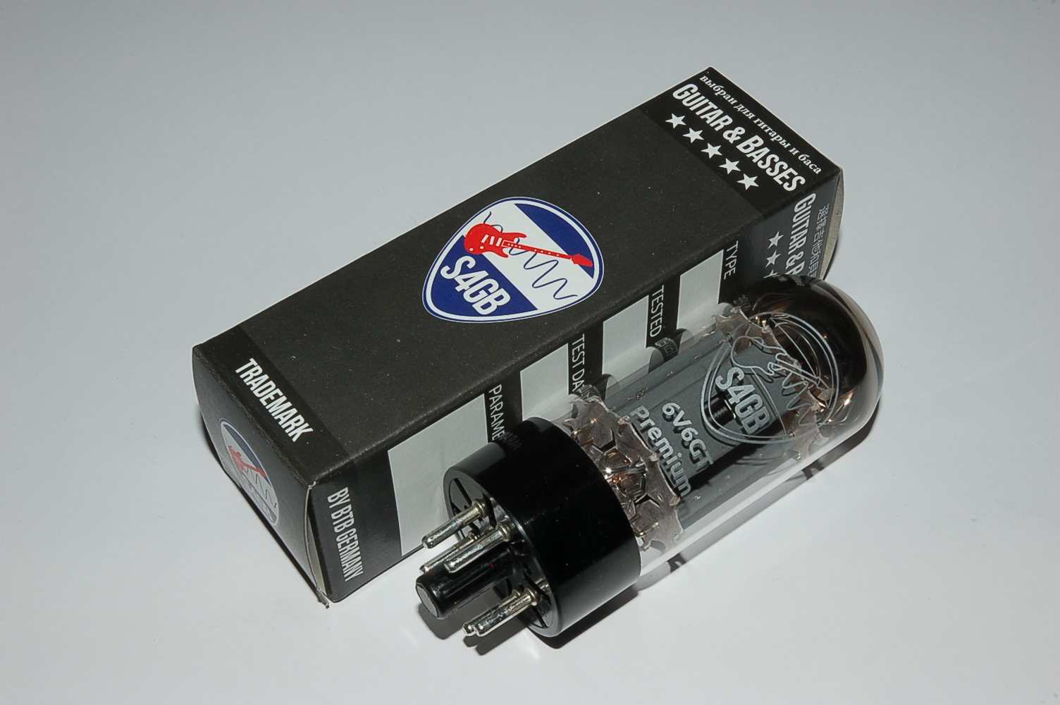 6V6GT Premium S4GB tube handselected for Guitar&Basses