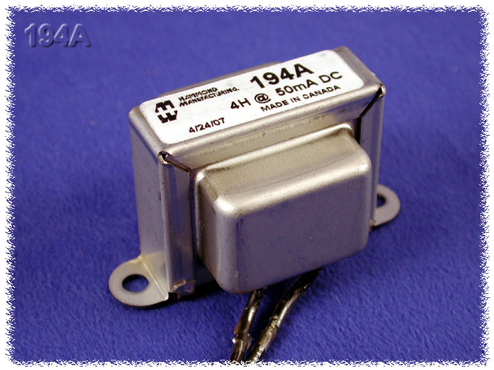 Hammond194A Drossel Choke Fender Replacement 125C3A, 4H