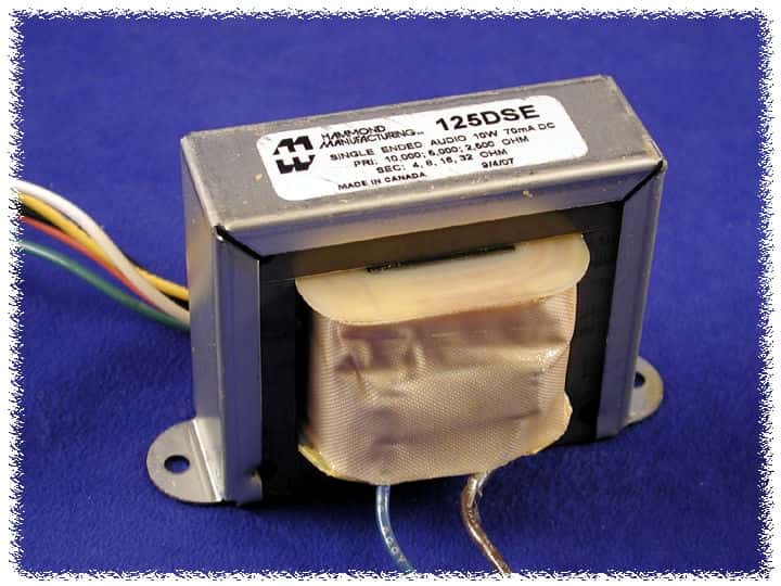 125DSE Hammond SE Übertrager 2,5k/5k/10k univsal 10W 70mA