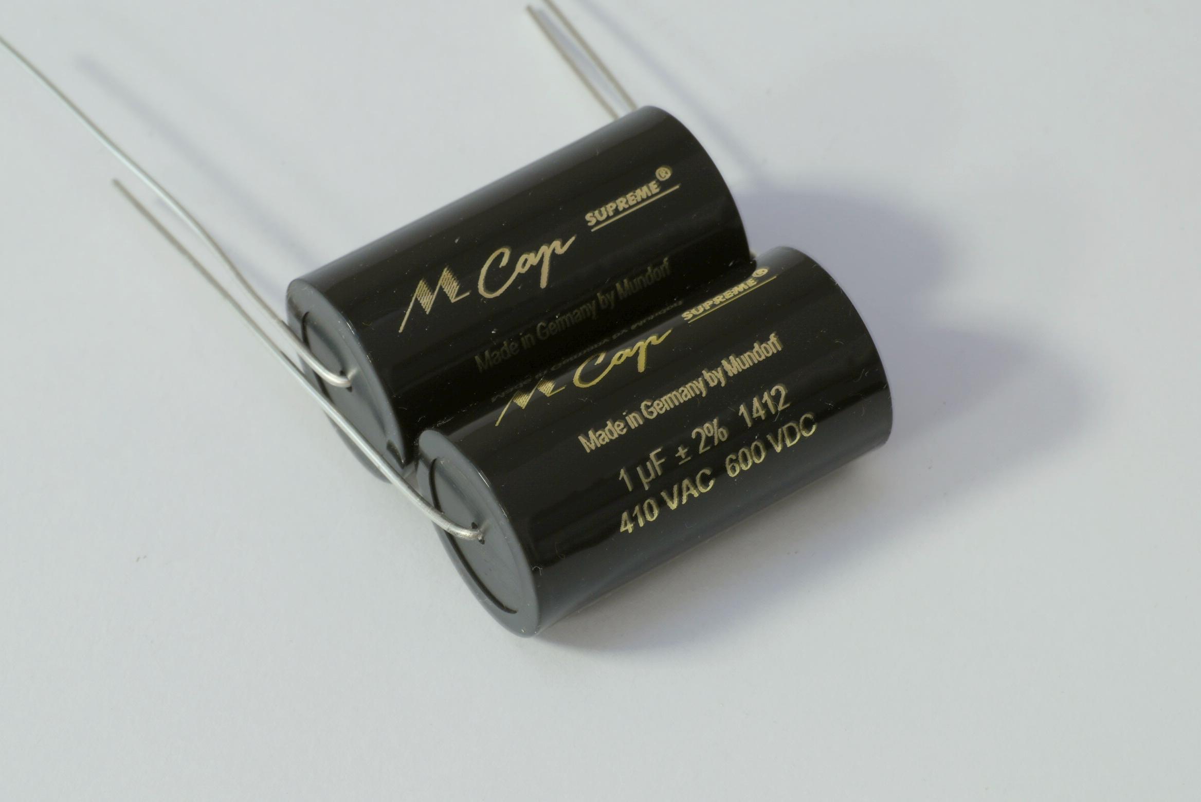 Filmcap 1,0uF/600V  20x39mm Mundorf MKP MCAP Supreme Alu