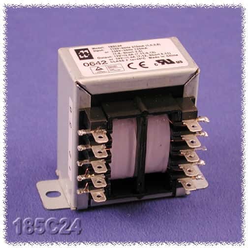 185C230 Hammond Netztrafo 25VA 115-0-115V/0,11A 115V/0,22A