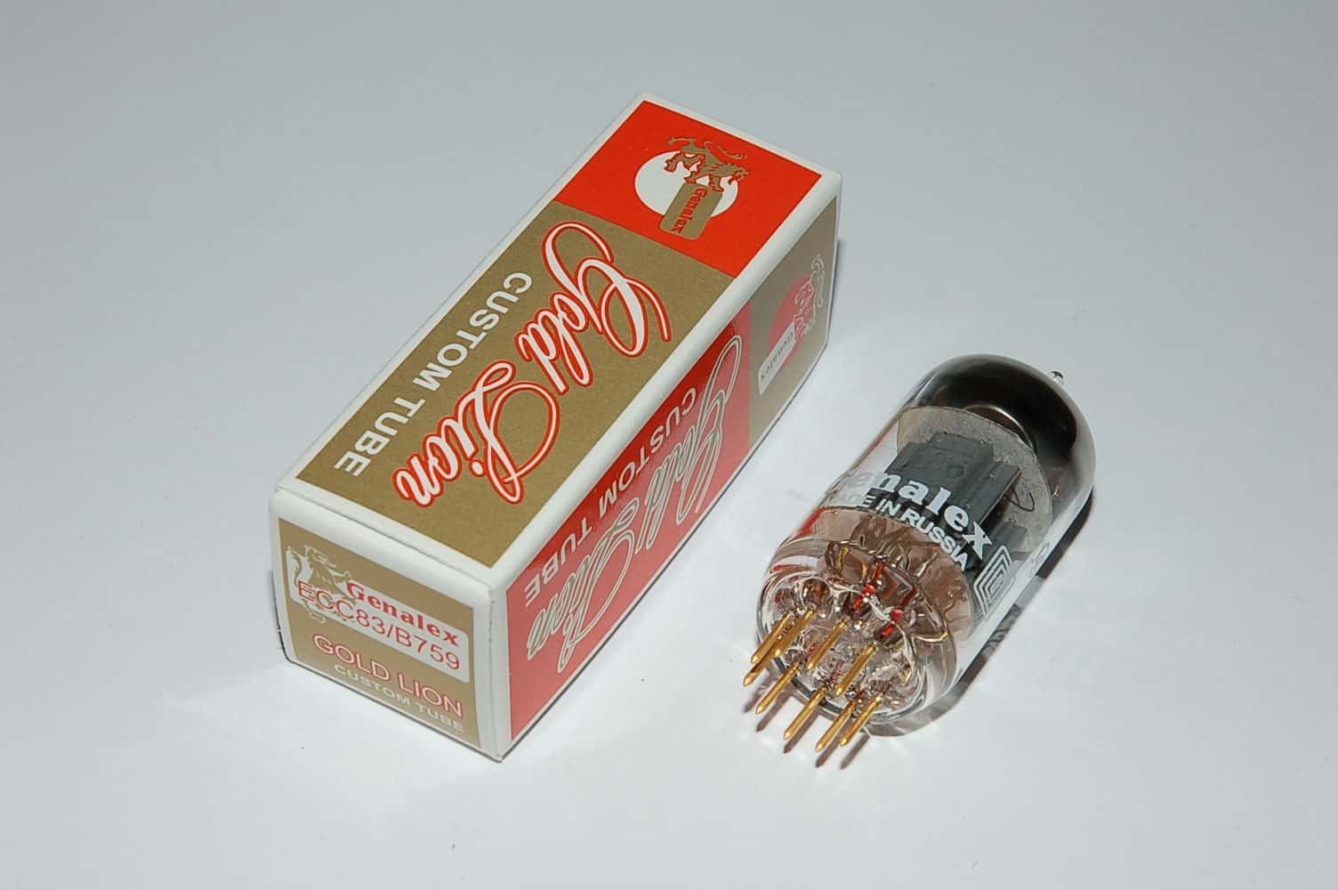 ECC83 GoldLion Goldpin Röhre B759 12AX7 Genalex tube