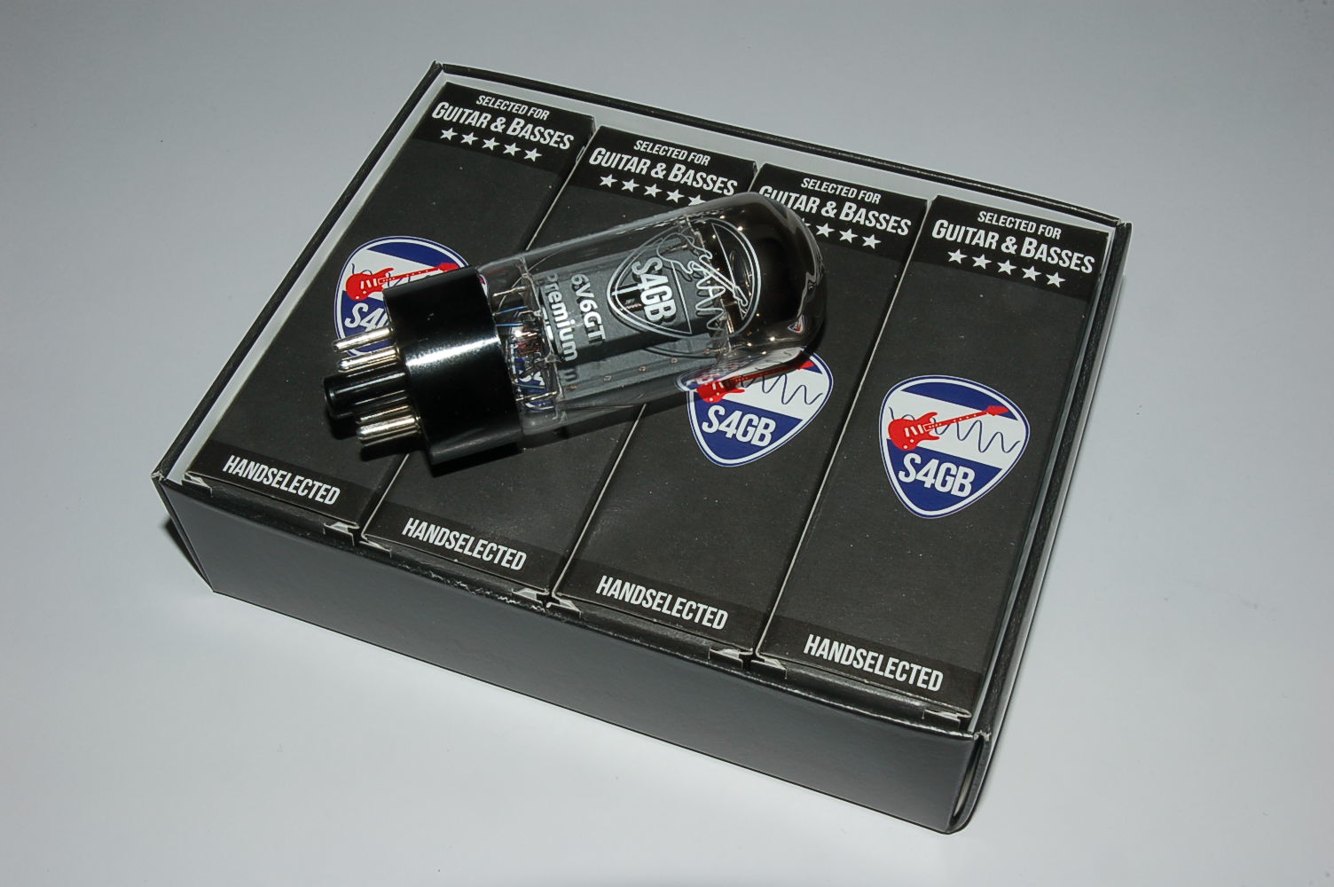 6V6GT Quad Premium S4GB tubes Röhren BTB matched Quartett