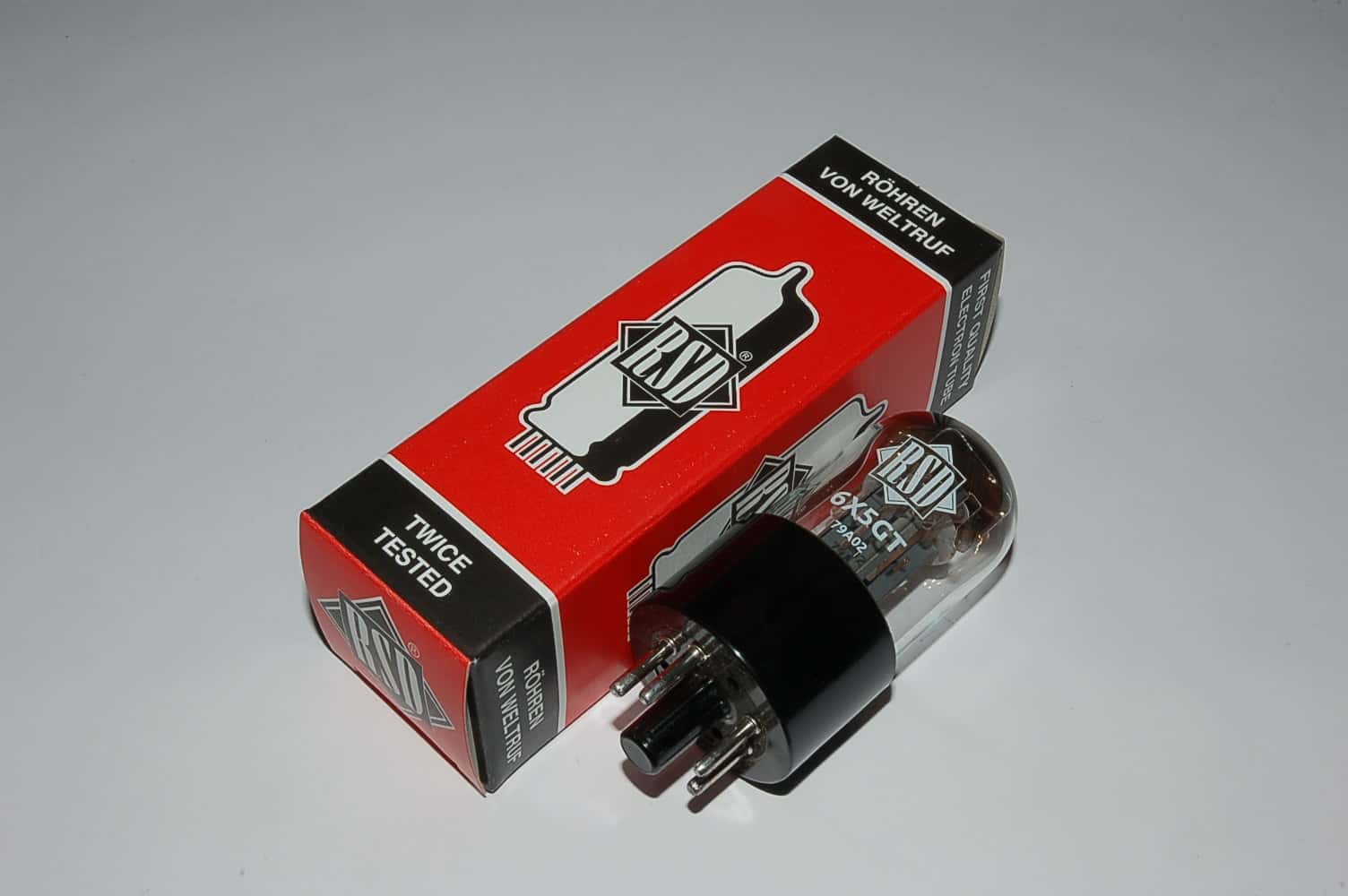 6X5GT RSD Röhre = 6Z5S Rus Gleichrichter Oktal Uf 6,3V