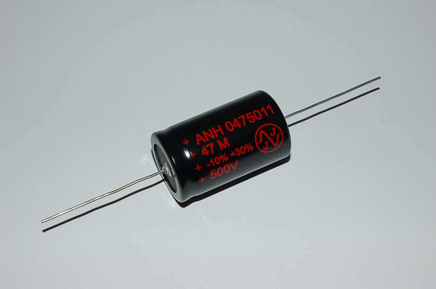 47uF JJ Electronic 500V ANH Netzteil Elko 25x42mm