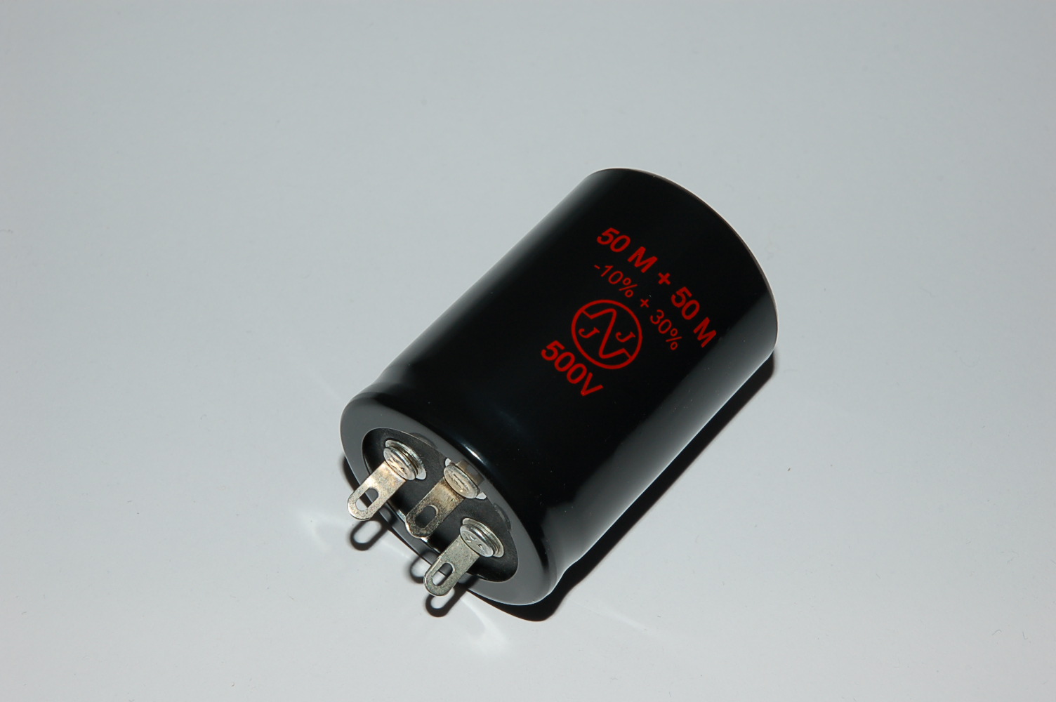 Elko 50+50uF/500V JJ Serie TC d=35mm, h=50mm