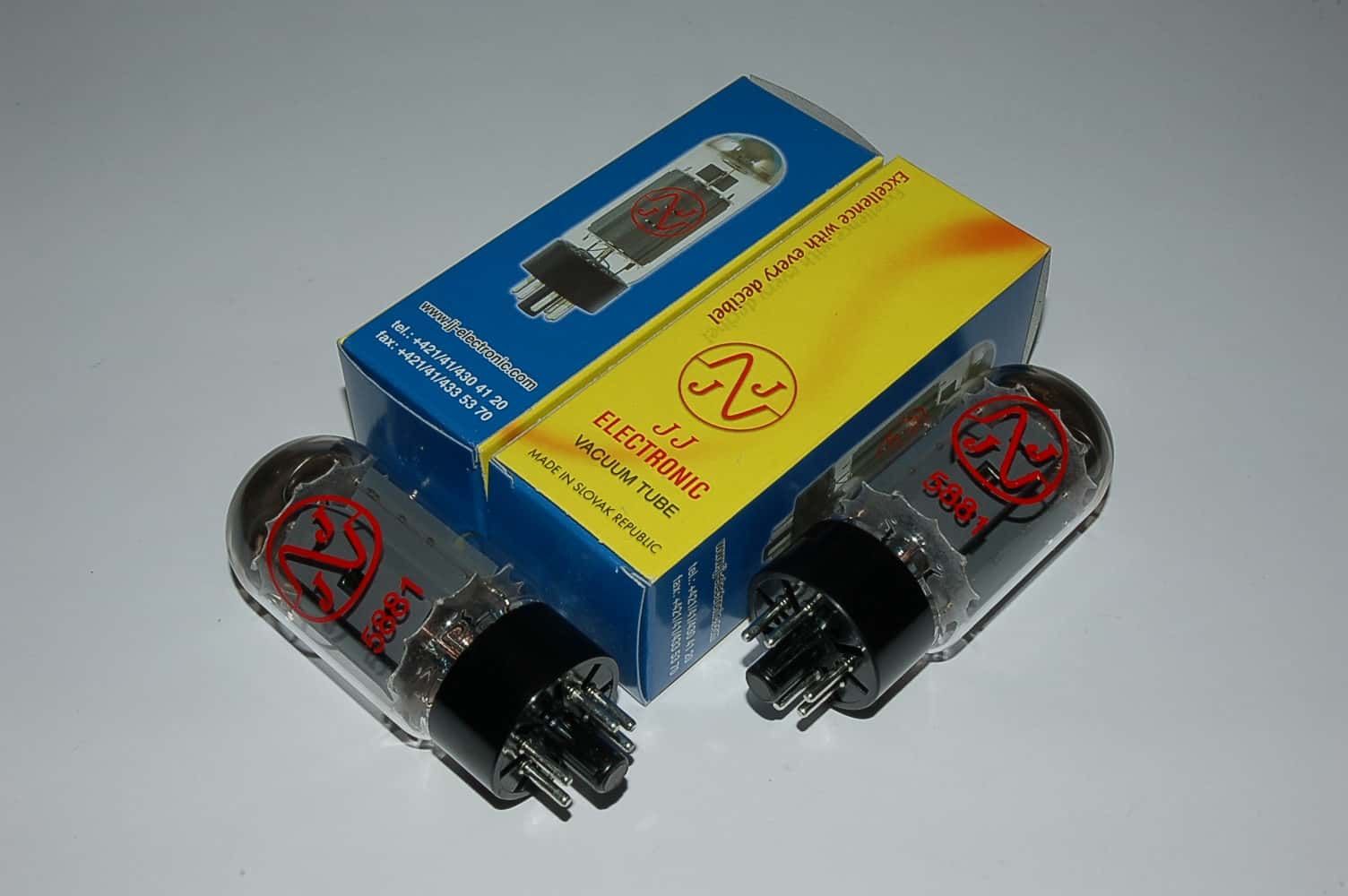 5881 JJ Pair Red Label tubes Röhren BTB matched Paar