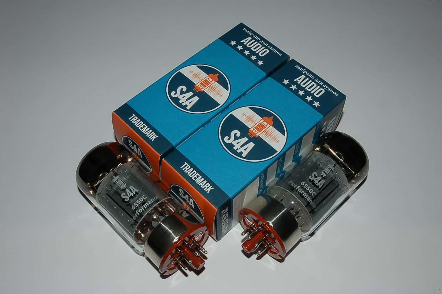 6550C pair Performance S4A Röhren BTB matched Paar