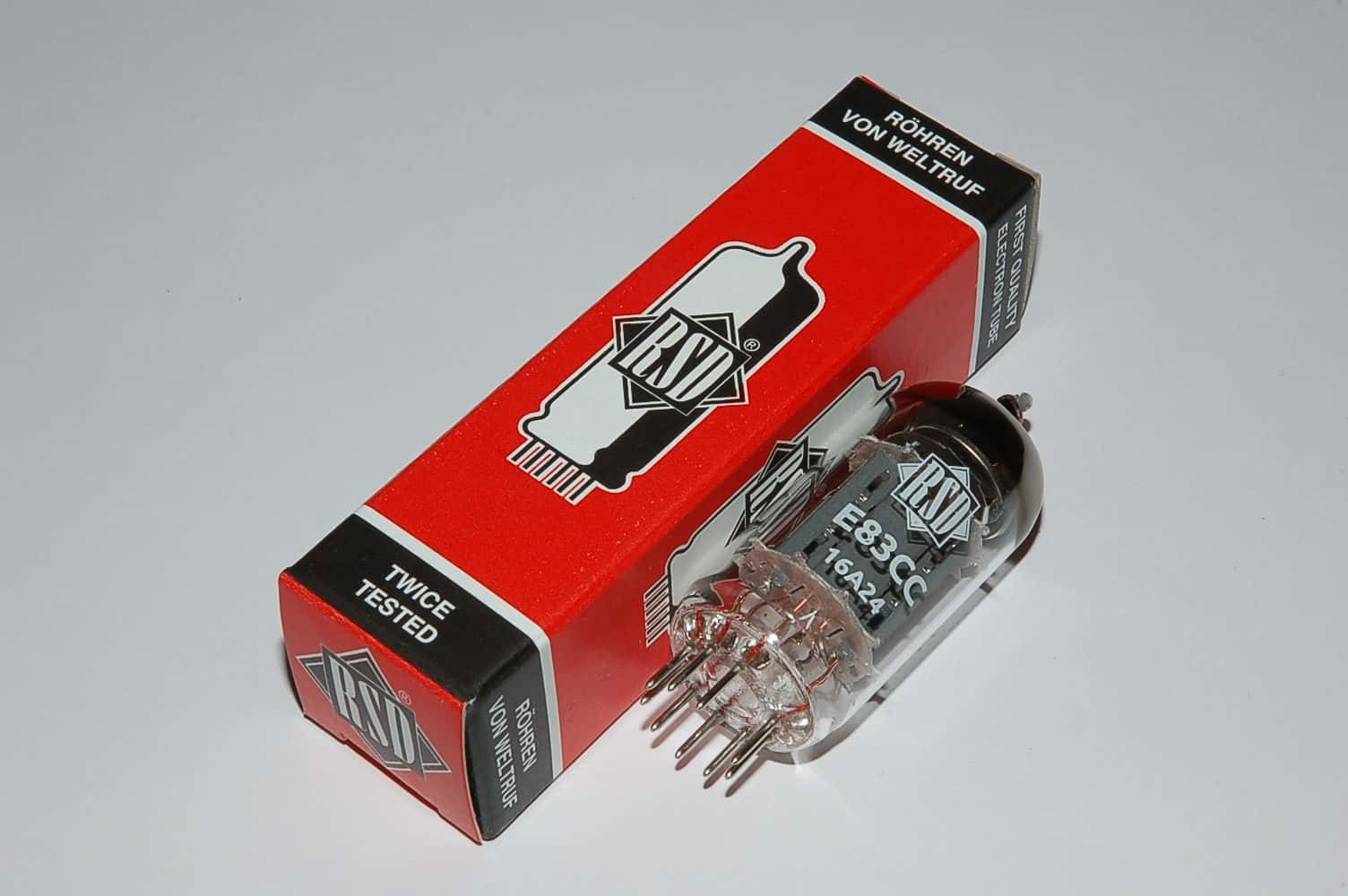 E83CC RSD longlife Audio tube equiv. 6681 tube 12AX7W Röhre
