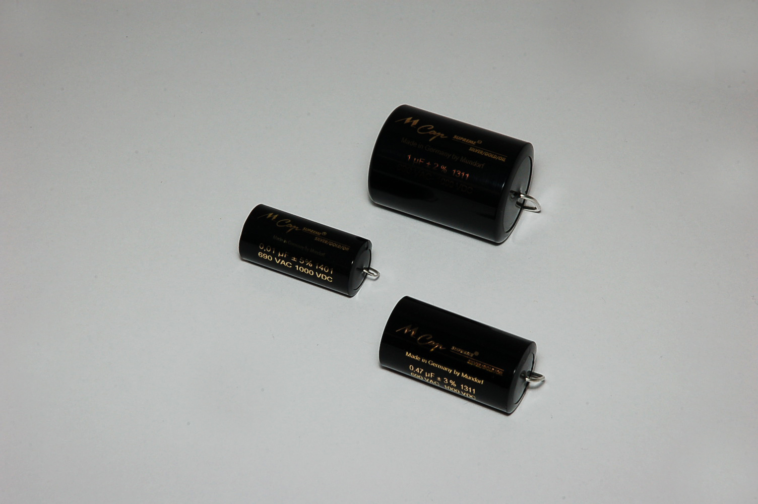 Filmcap 2,2uF/1000V  36x56mm Mundorf Supreme Silv.-GOLD-Oil