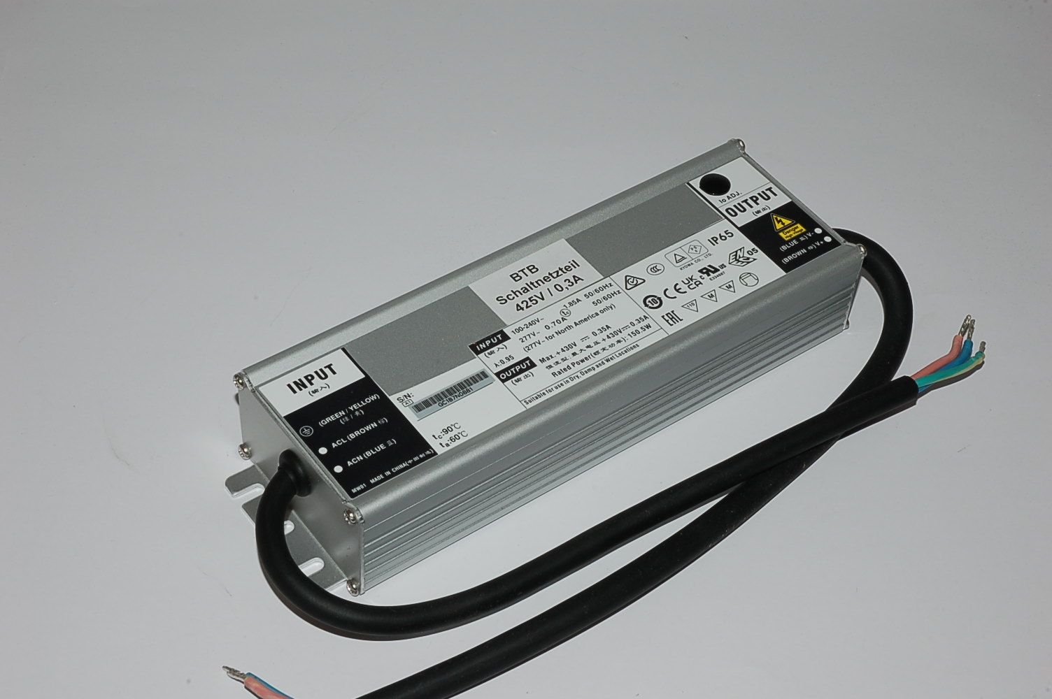 Schaltnetzteil SNT425-0,3 DC Anodenspannung: 425V-0,3A