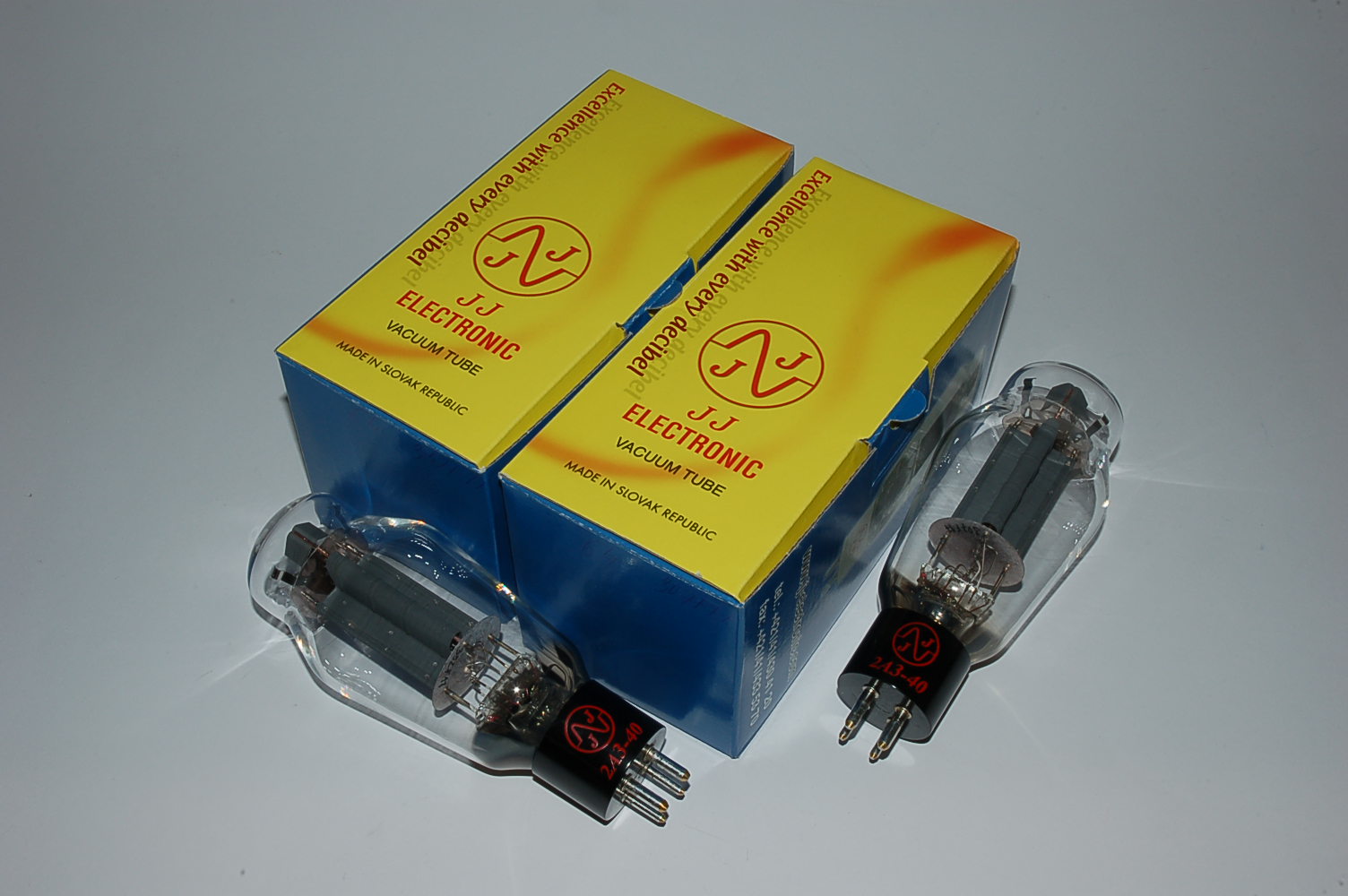 2A3-40 JJ matched Quad Quartet Ser.No.:       Röhren tube set