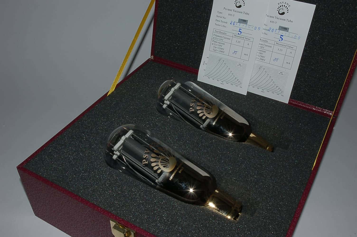 845T Pair PSVANE  Triode Röhren factory matched Paar