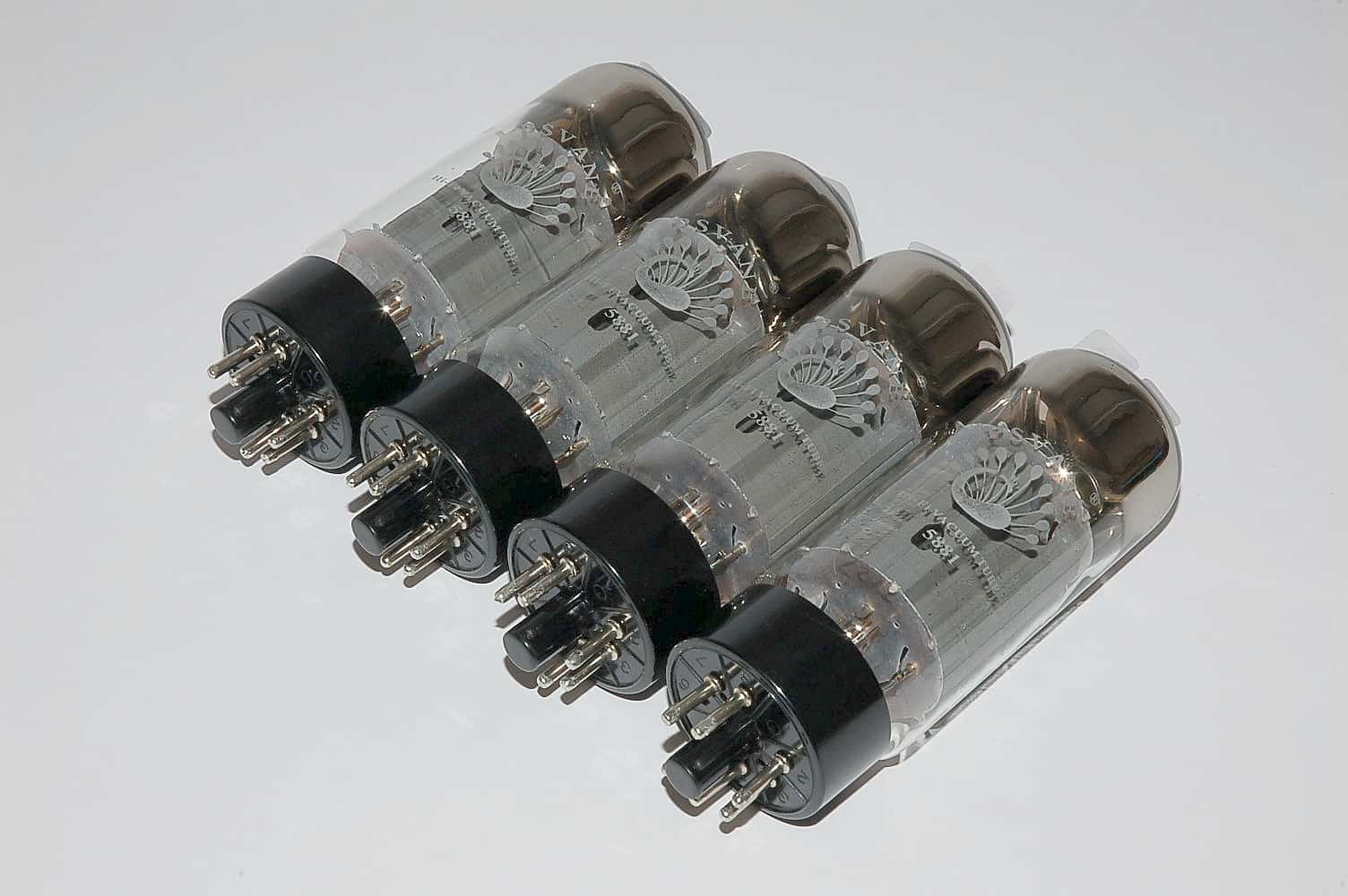5881 PSVANE Quartett tubes BTB matched Quad