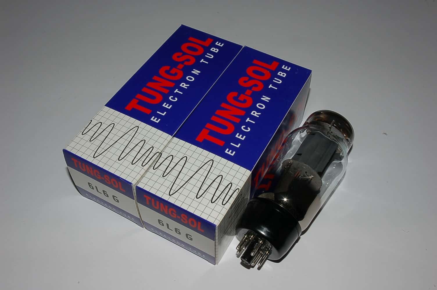 6L6G Tung-Sol (=5932) Big Bulb Röhren BTB matched Pair