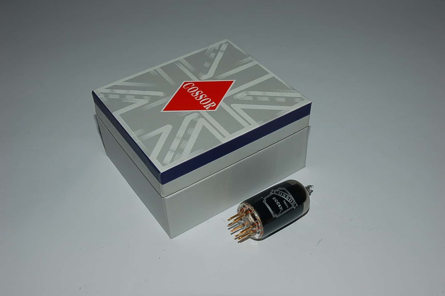 ECC83 Cossor black Edition factory matched Pair tubes