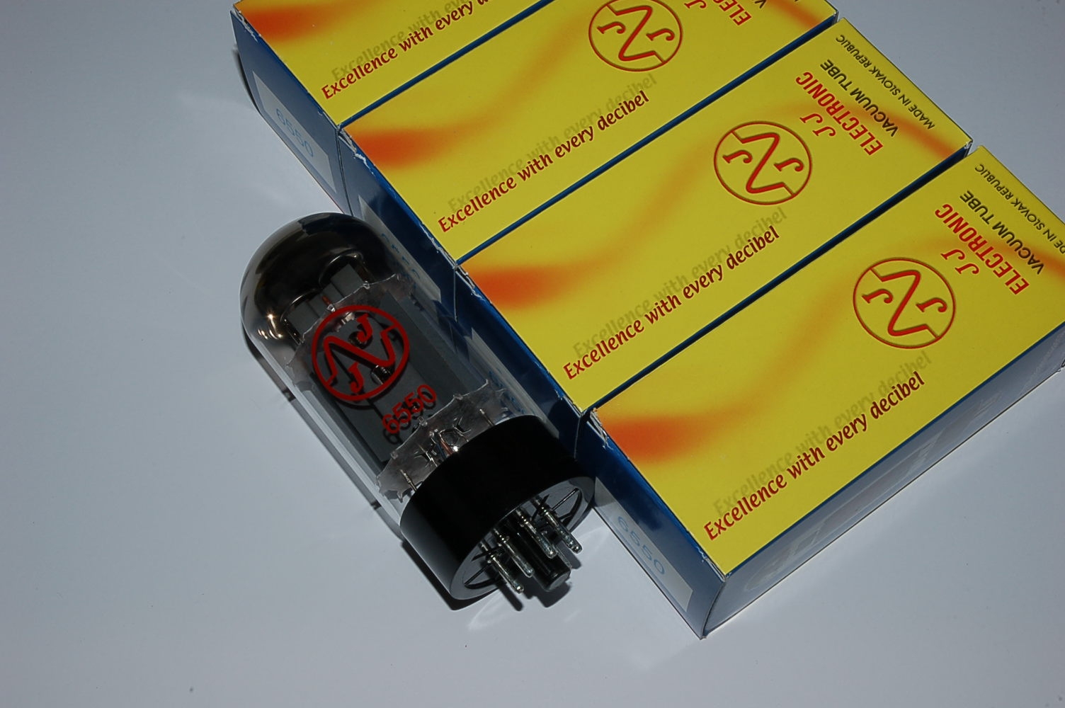 6550JJ Red Label Quad tubes Röhren BTB matched Quartett