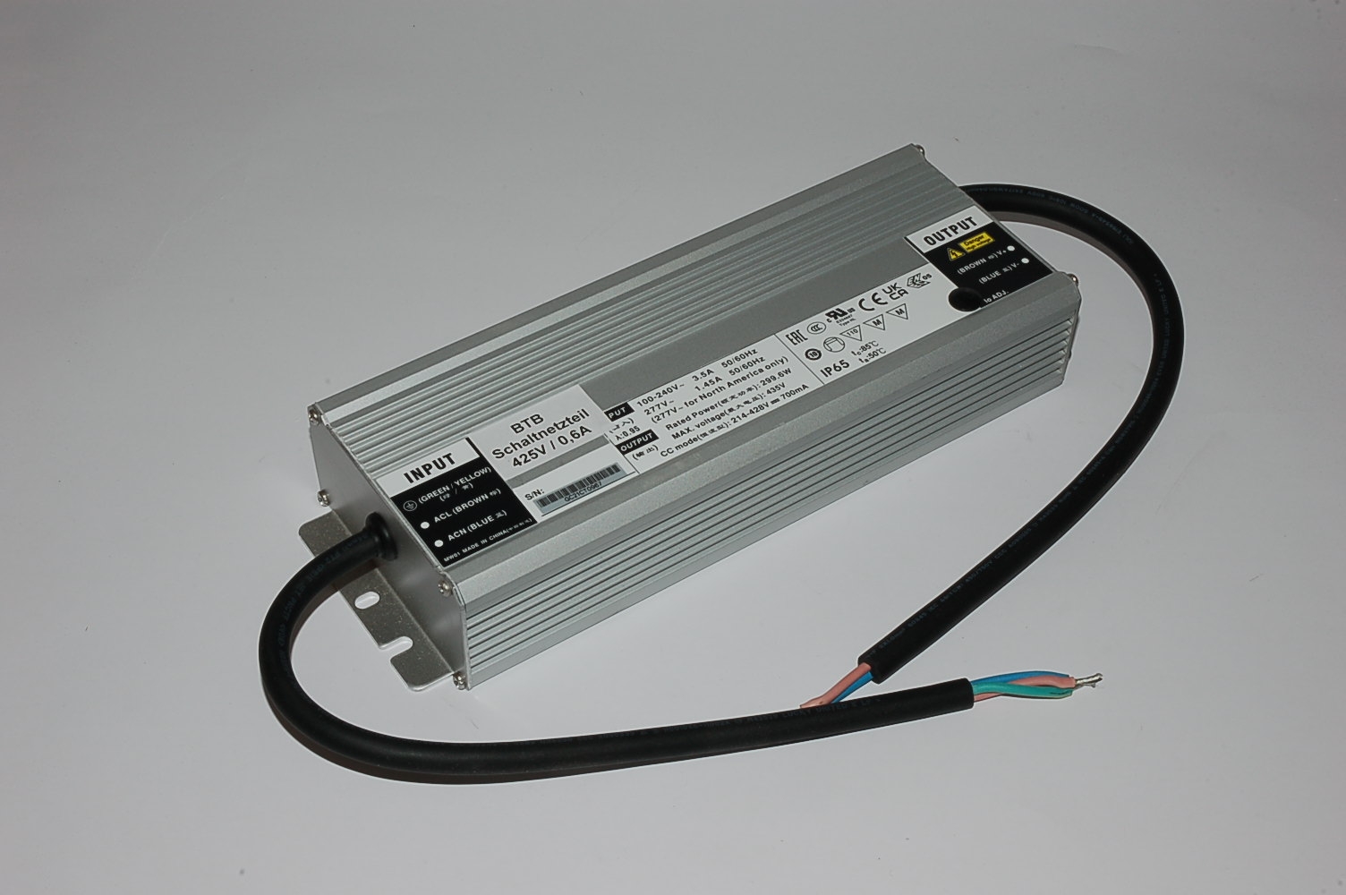 Schaltnetzteil SNT425-0,6 DC Anodenspannung: 425V-0,6A